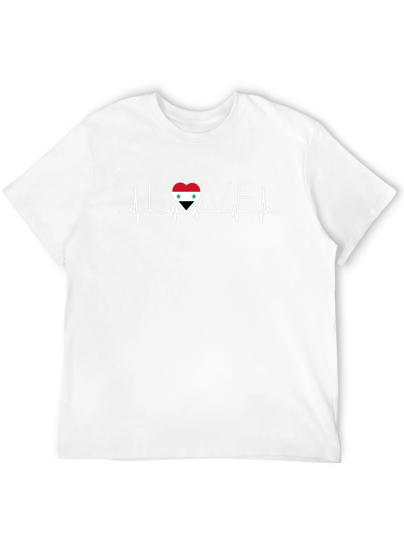 Syria Love Heartbeat T-Shirt