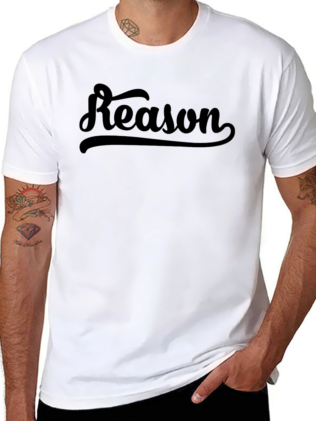 Reason Graphic Tee - Soft Cotton Casual Shirt