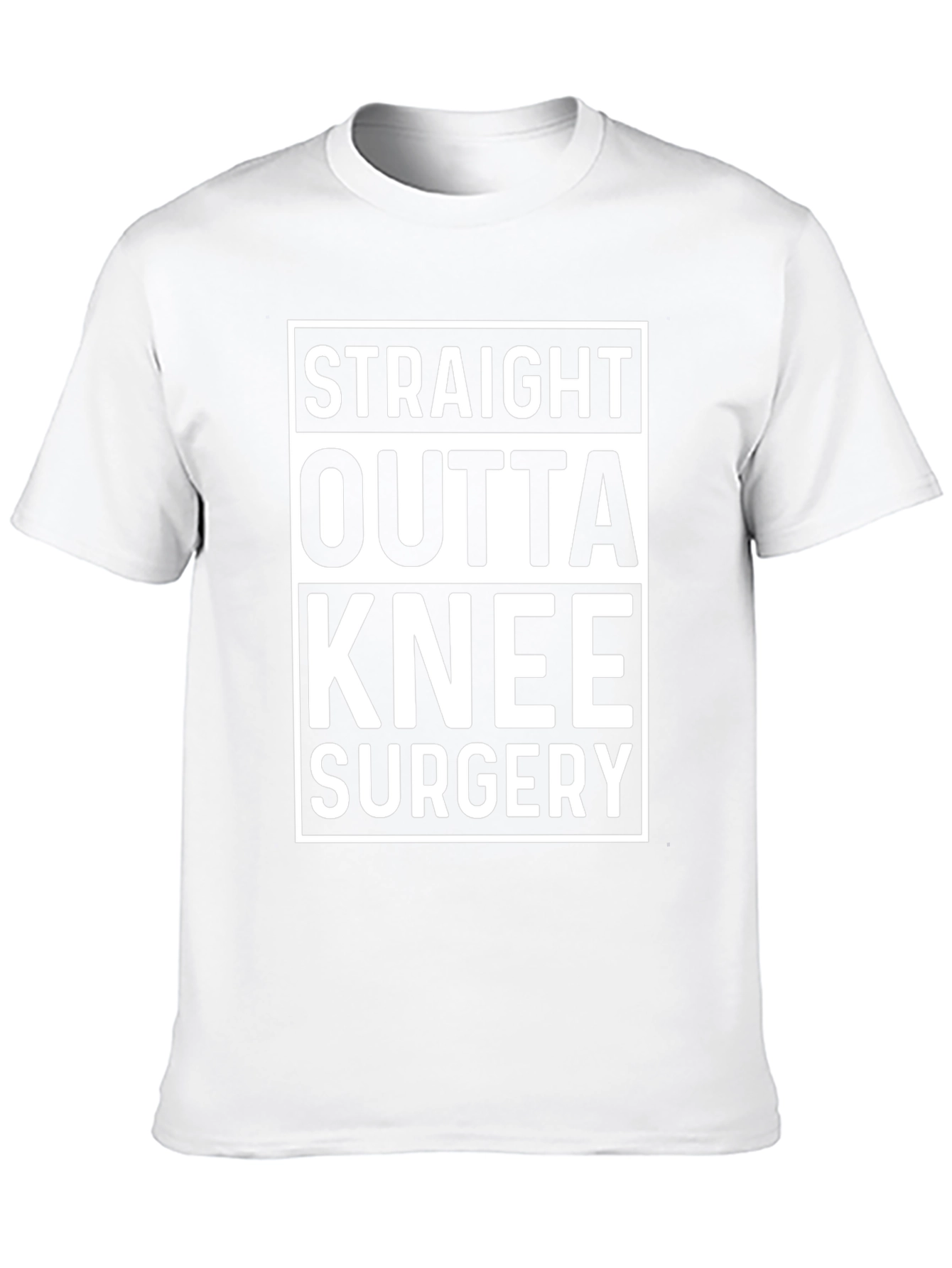 Straight Outta Knee Surgery Graphic T-Shirt