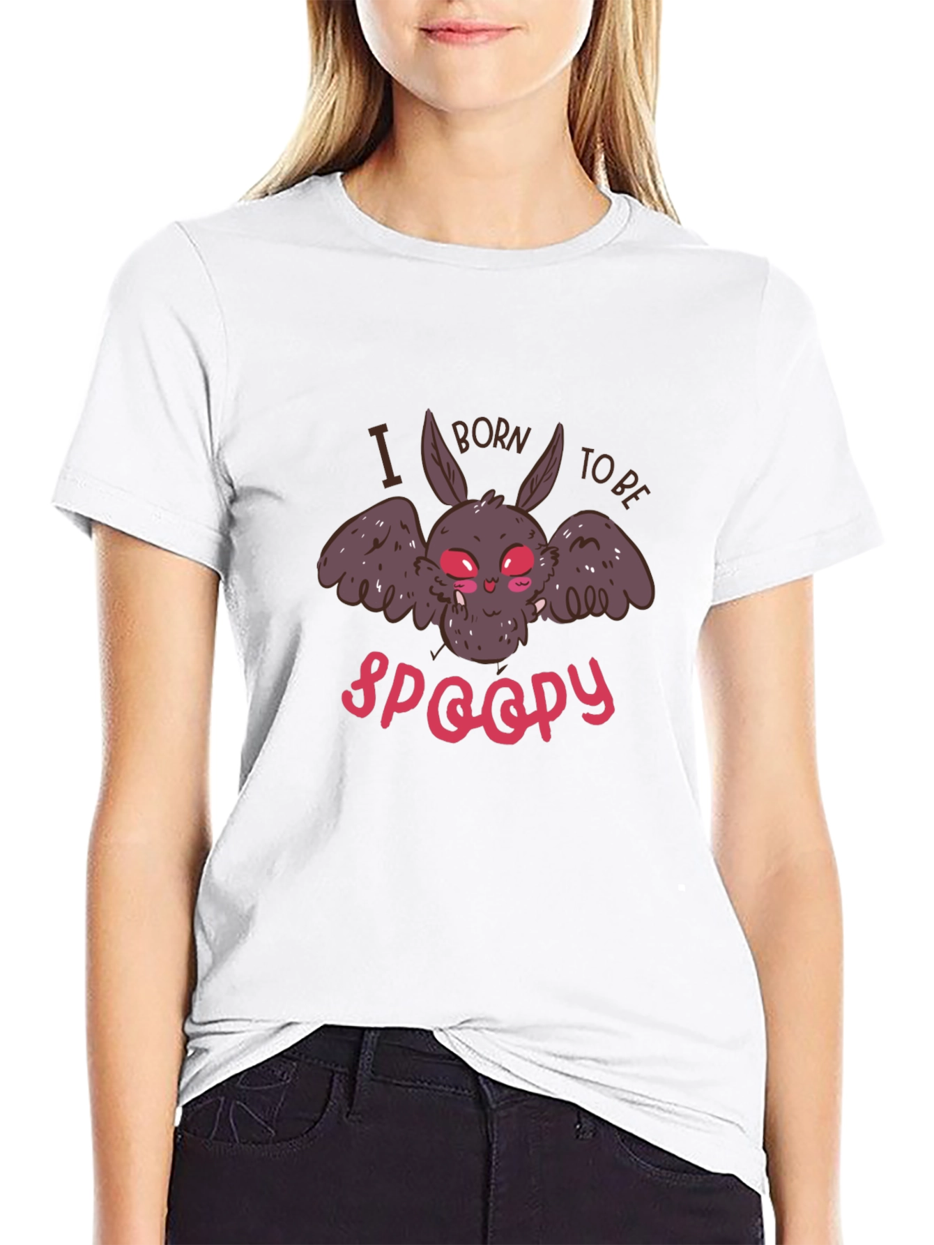 Spooky Bat Graphic Tee - Halloween Shirt