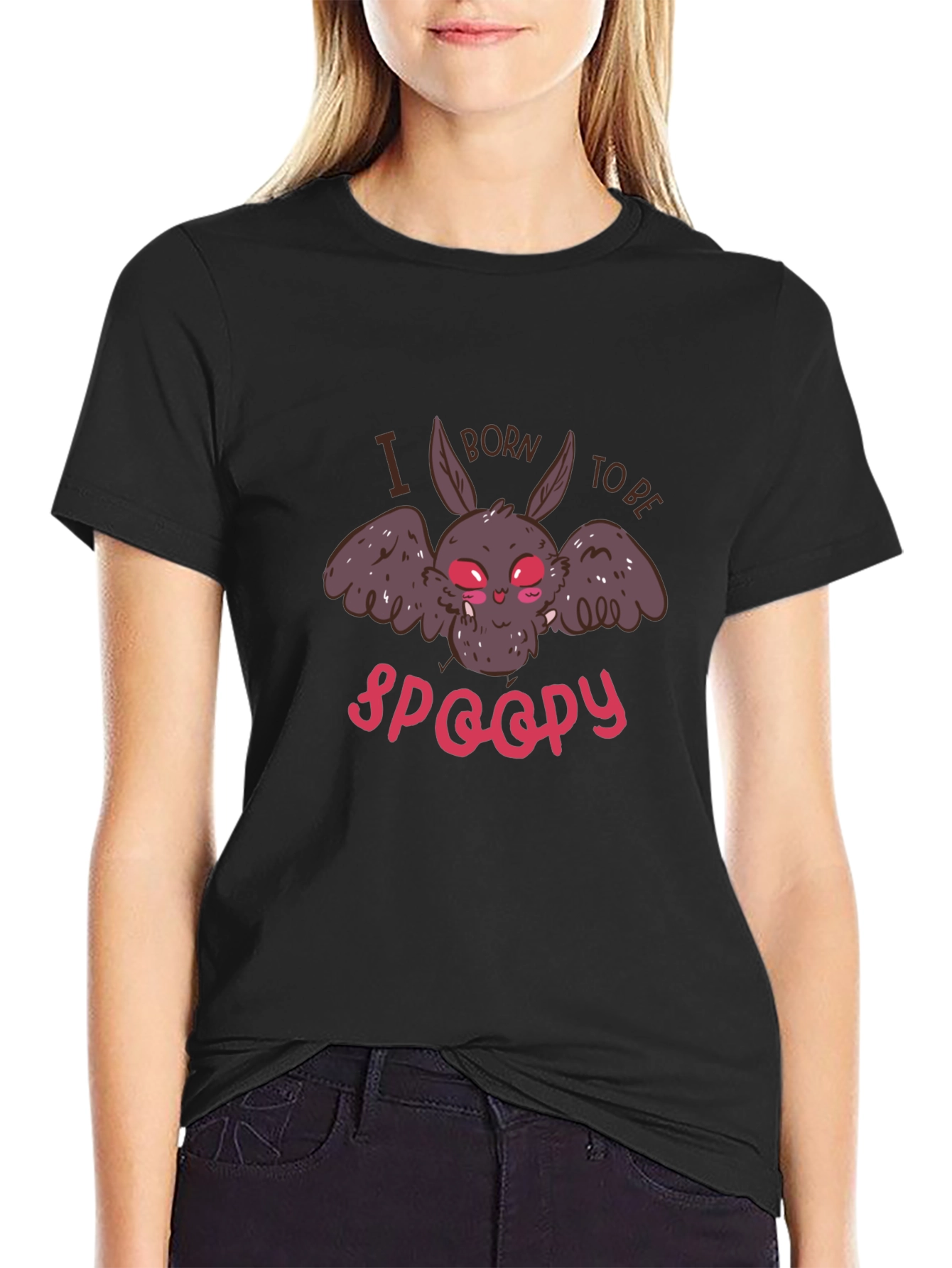 Spooky Bat Graphic Tee - Halloween Shirt