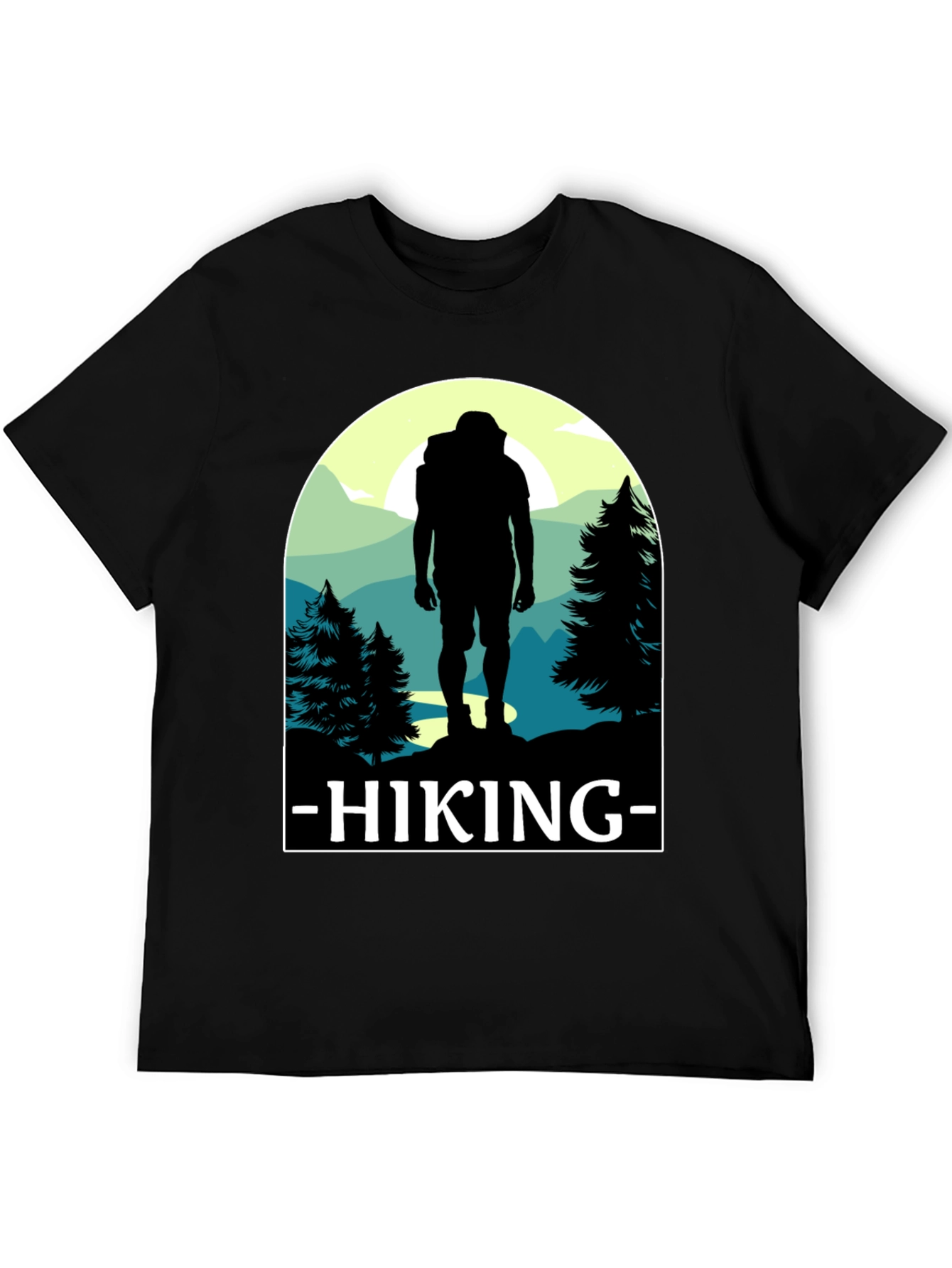 Hiking Adventure T-Shirt - Nature Silhouette