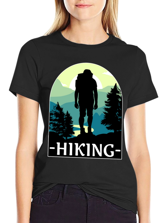 Hiking Adventure T-Shirt - Nature Silhouette