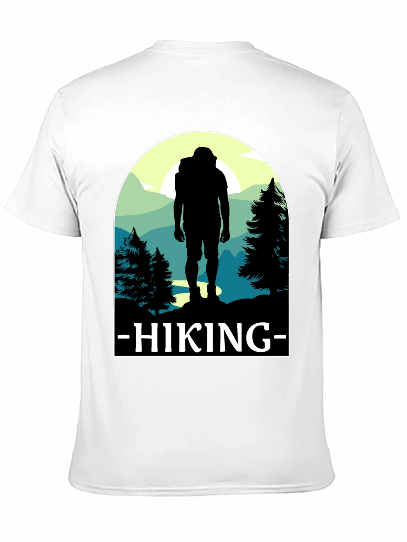 Hiking Adventure T-Shirt - Nature Silhouette