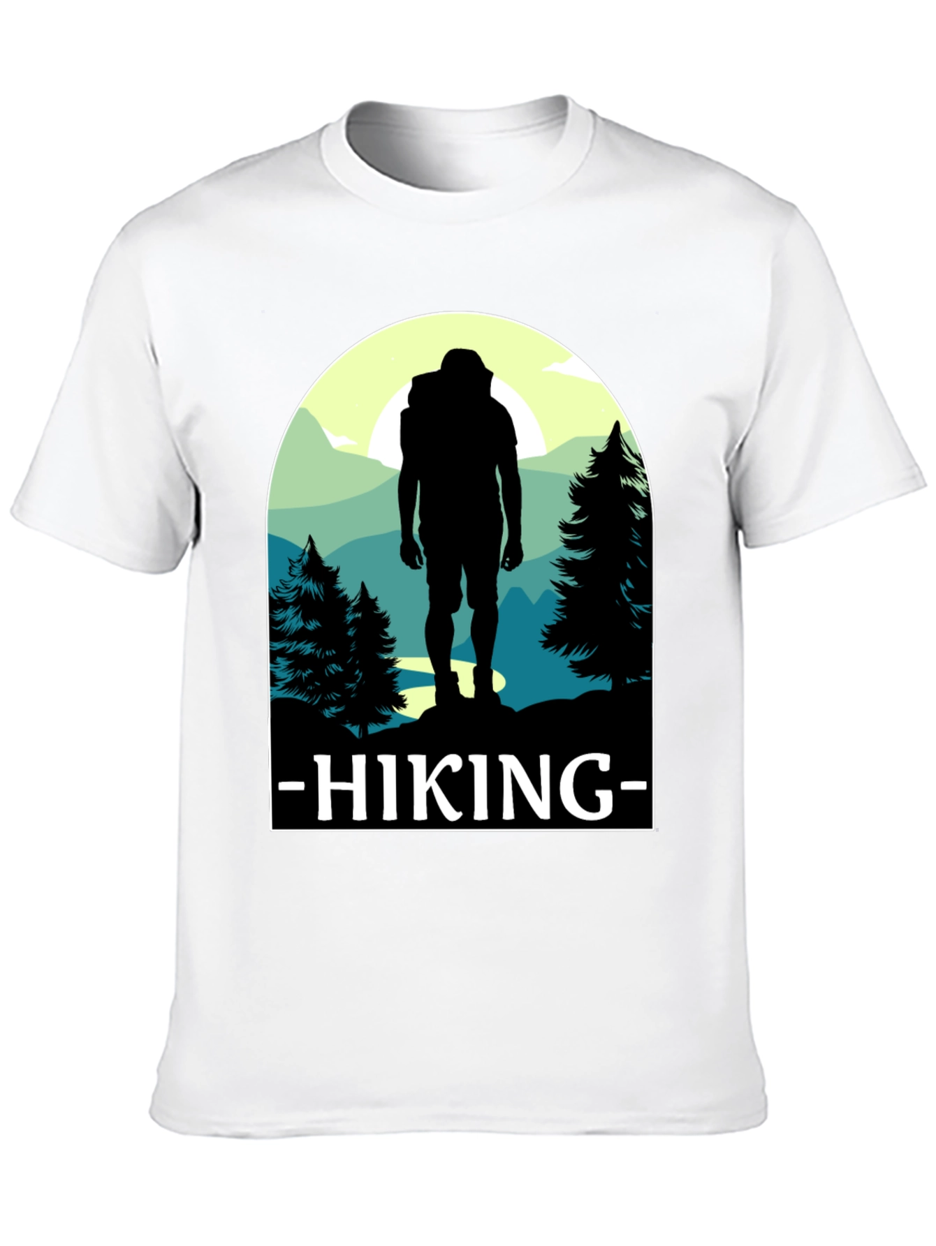 Hiking Adventure T-Shirt - Nature Silhouette