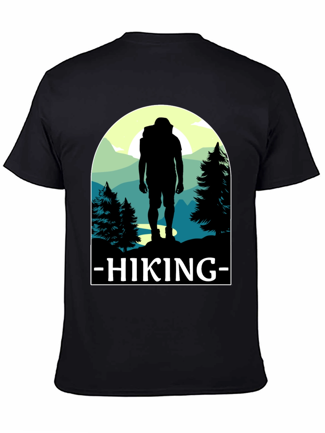 Hiking Adventure T-Shirt - Nature Silhouette
