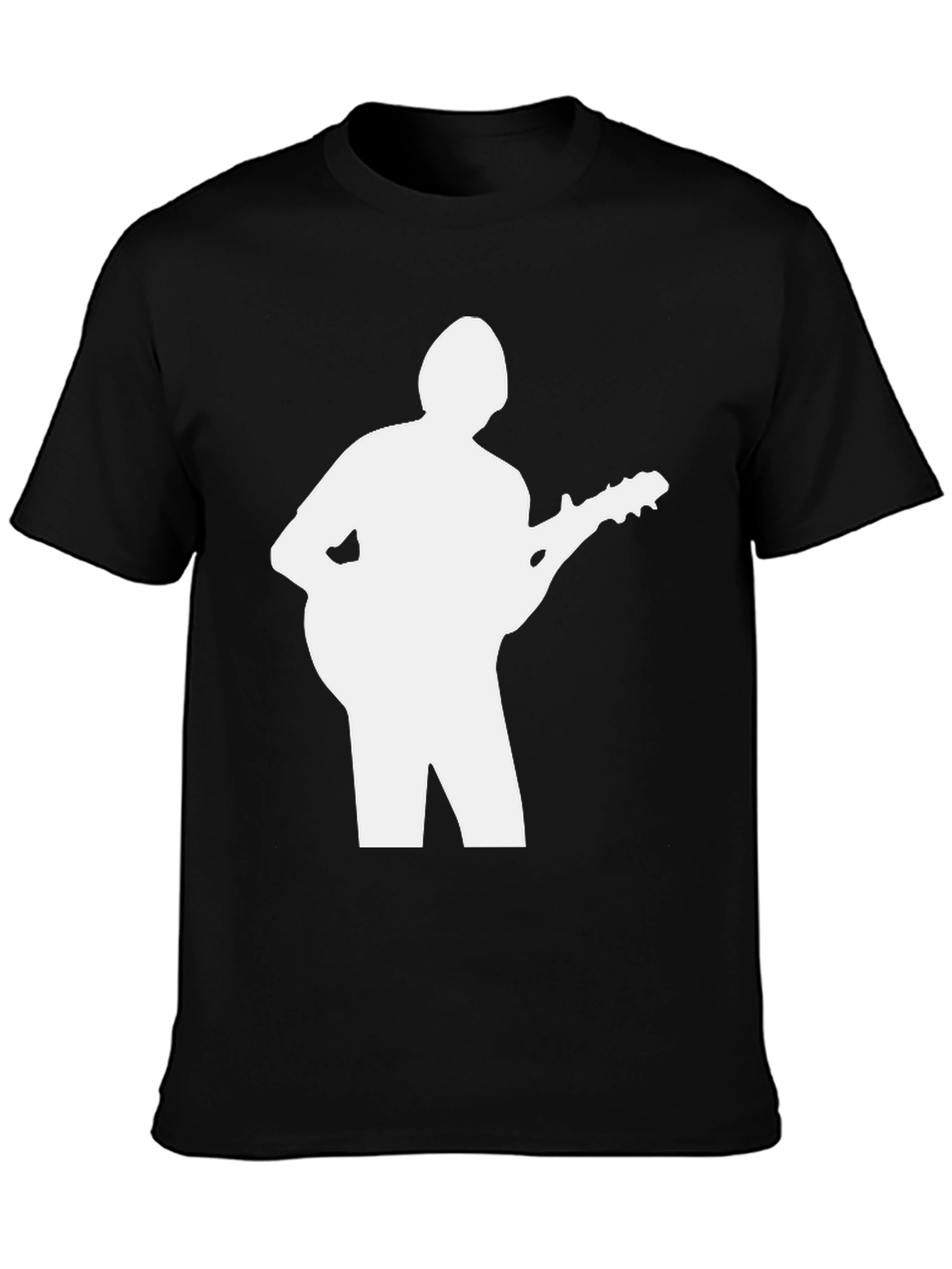 Silhouette Musician Graphic Tee - Classic Black T-Shirt