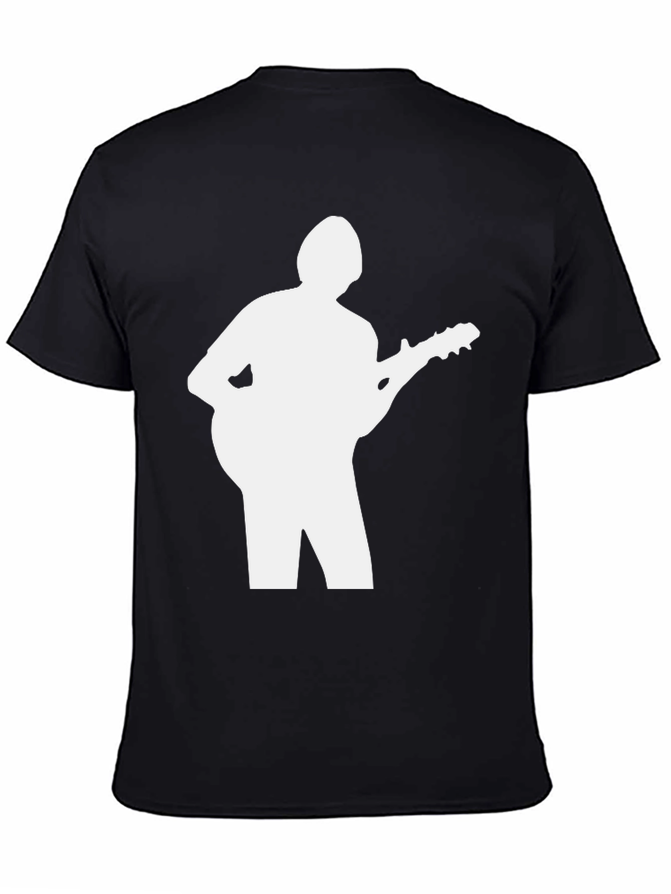 Silhouette Musician Graphic Tee - Classic Black T-Shirt