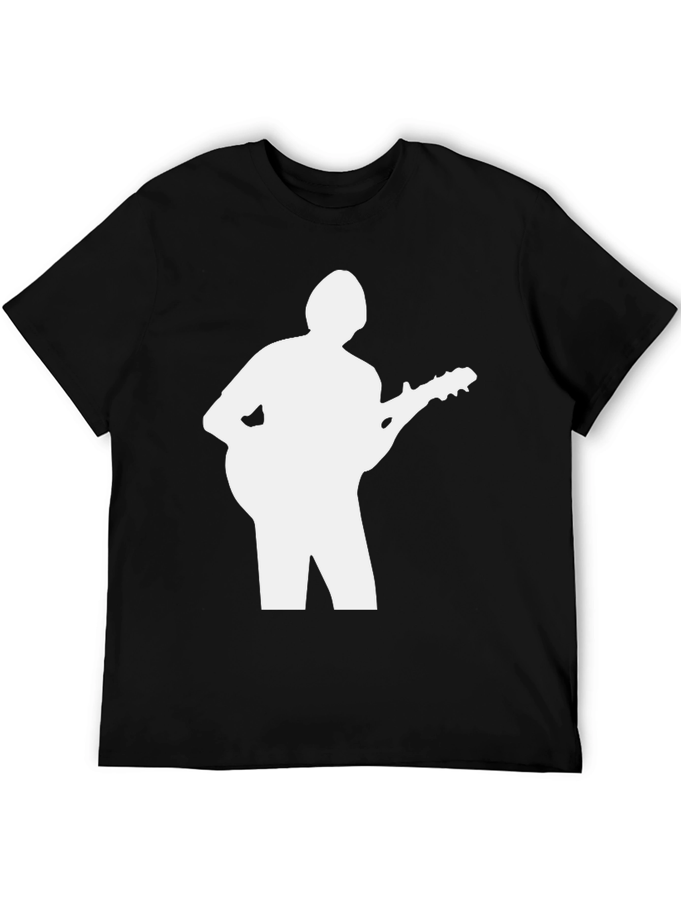 Silhouette Musician Graphic Tee - Classic Black T-Shirt