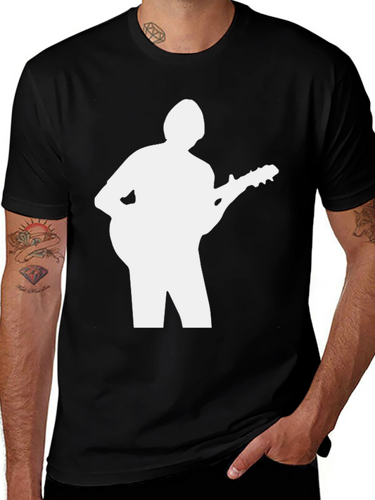Silhouette Musician Graphic Tee - Classic Black T-Shirt