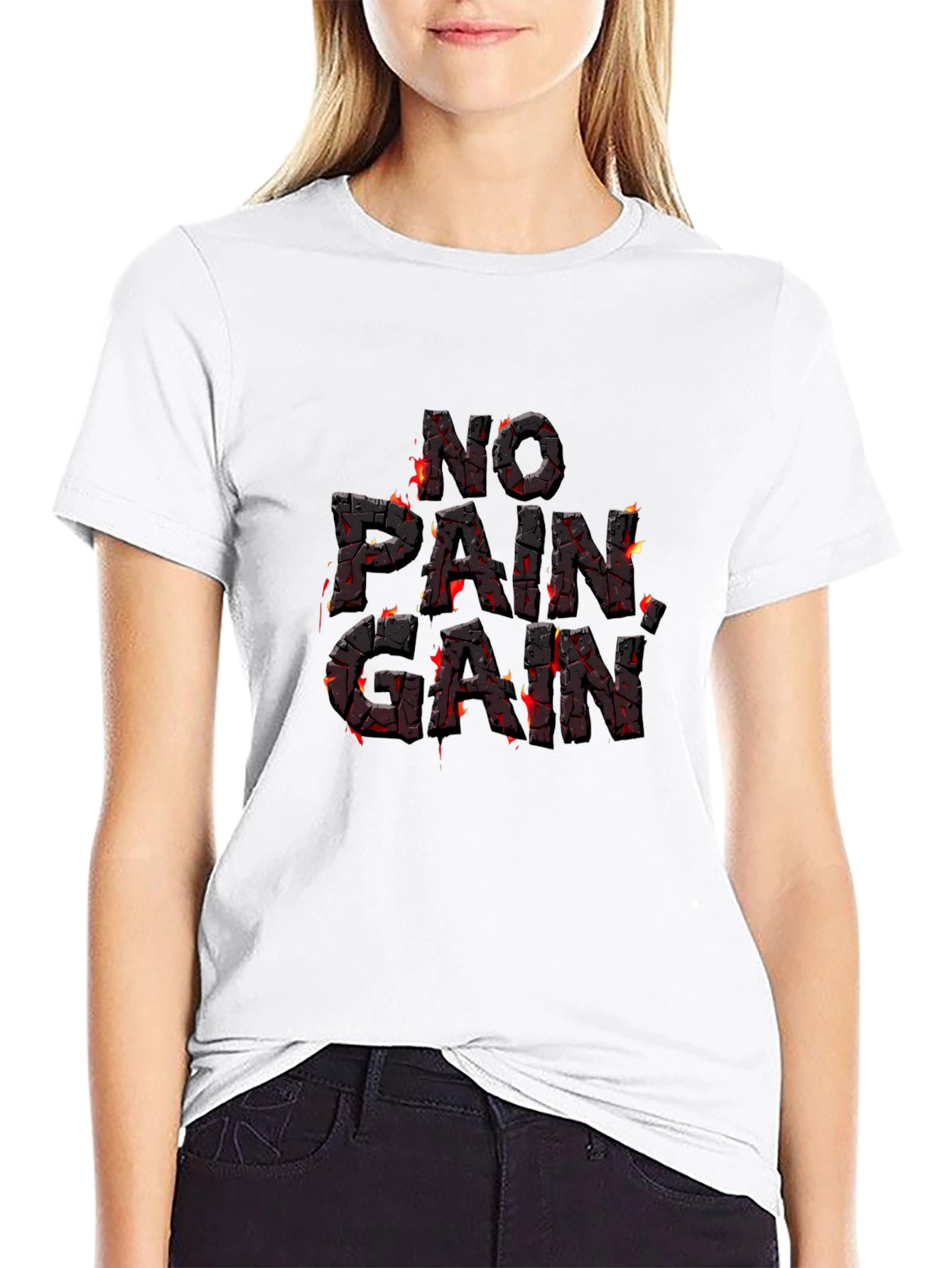 No Pain No Gain Graphic T-Shirt
