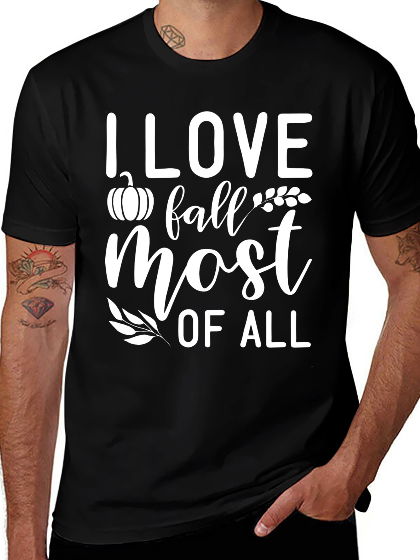 I Love Fall Most Of All T-Shirt