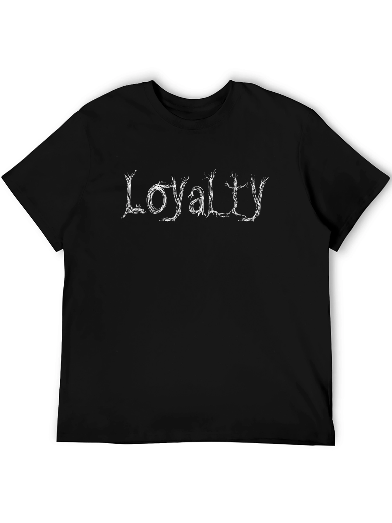 Loyalty Graphic Print Black T-Shirt