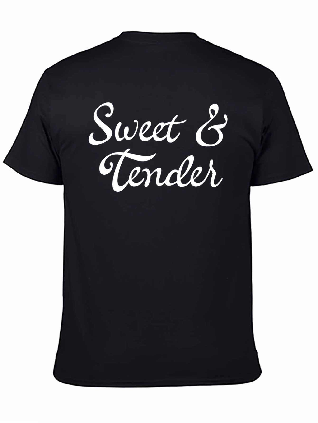 Sweet & Tender Black Graphic T-Shirt