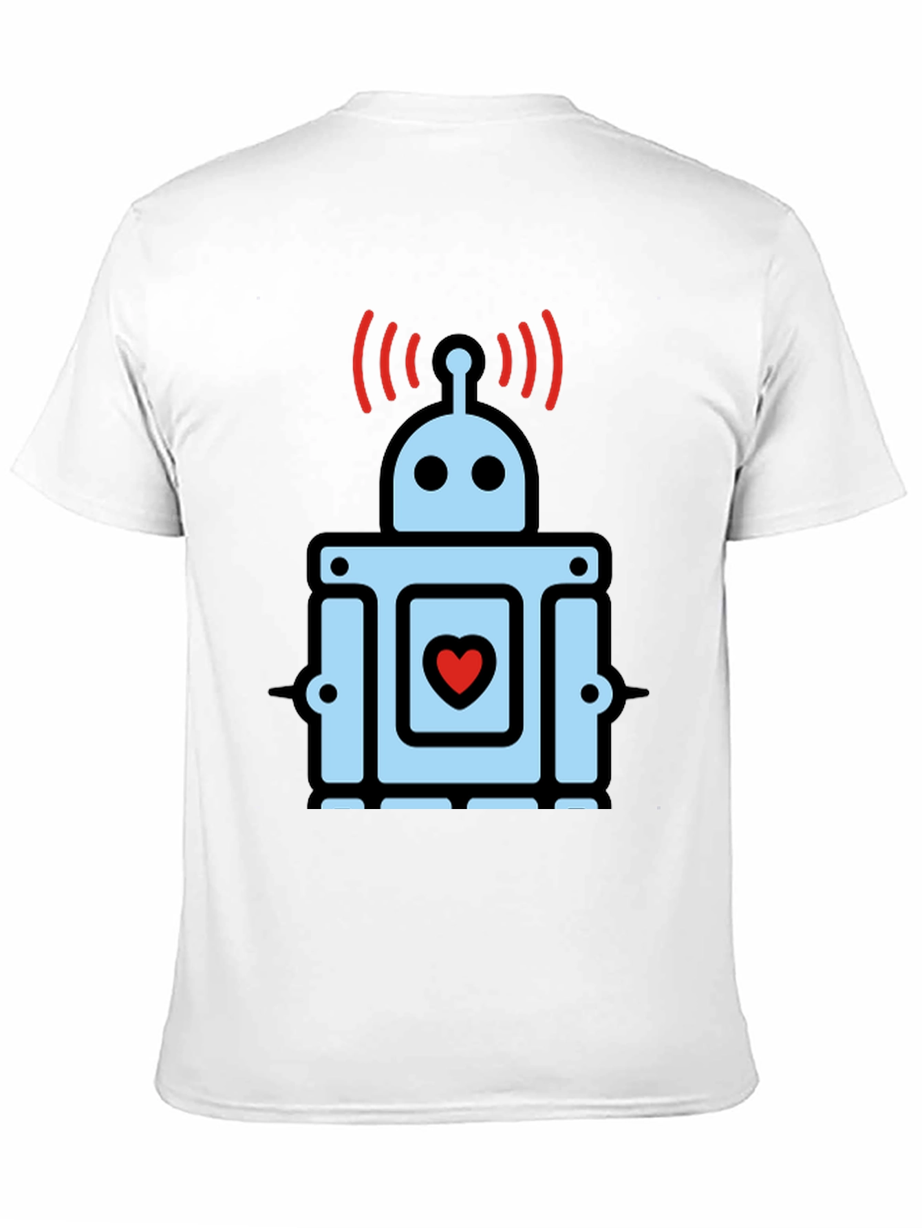 Heart Robot Graphic T-Shirt