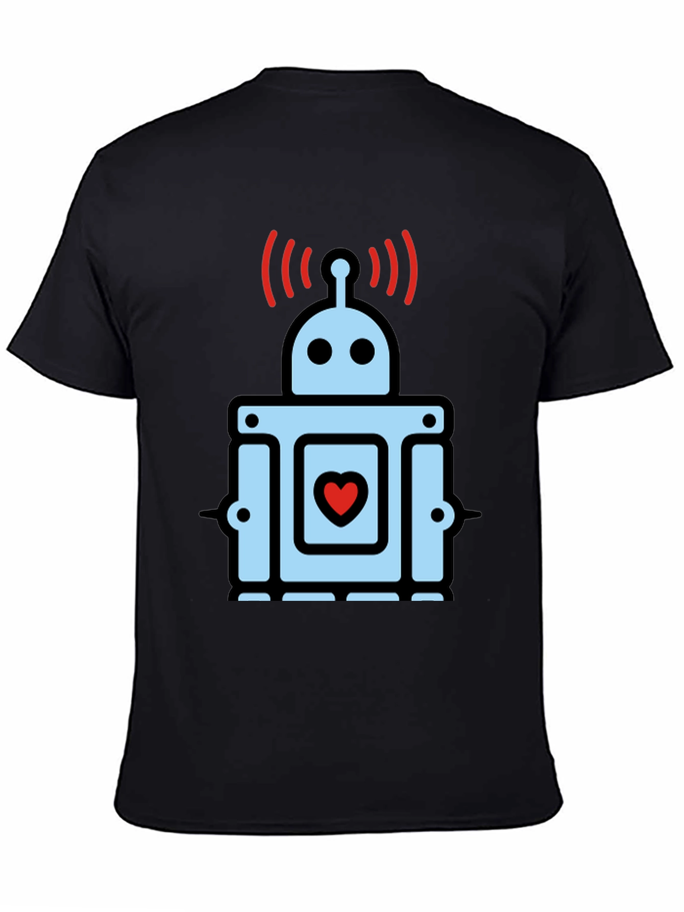 Heart Robot Graphic T-Shirt