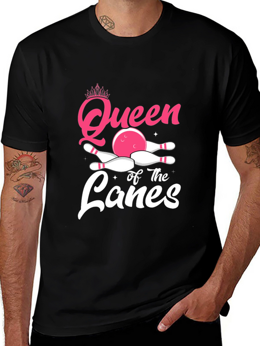 Queen of the Lanes Bowling Graphic Tee
