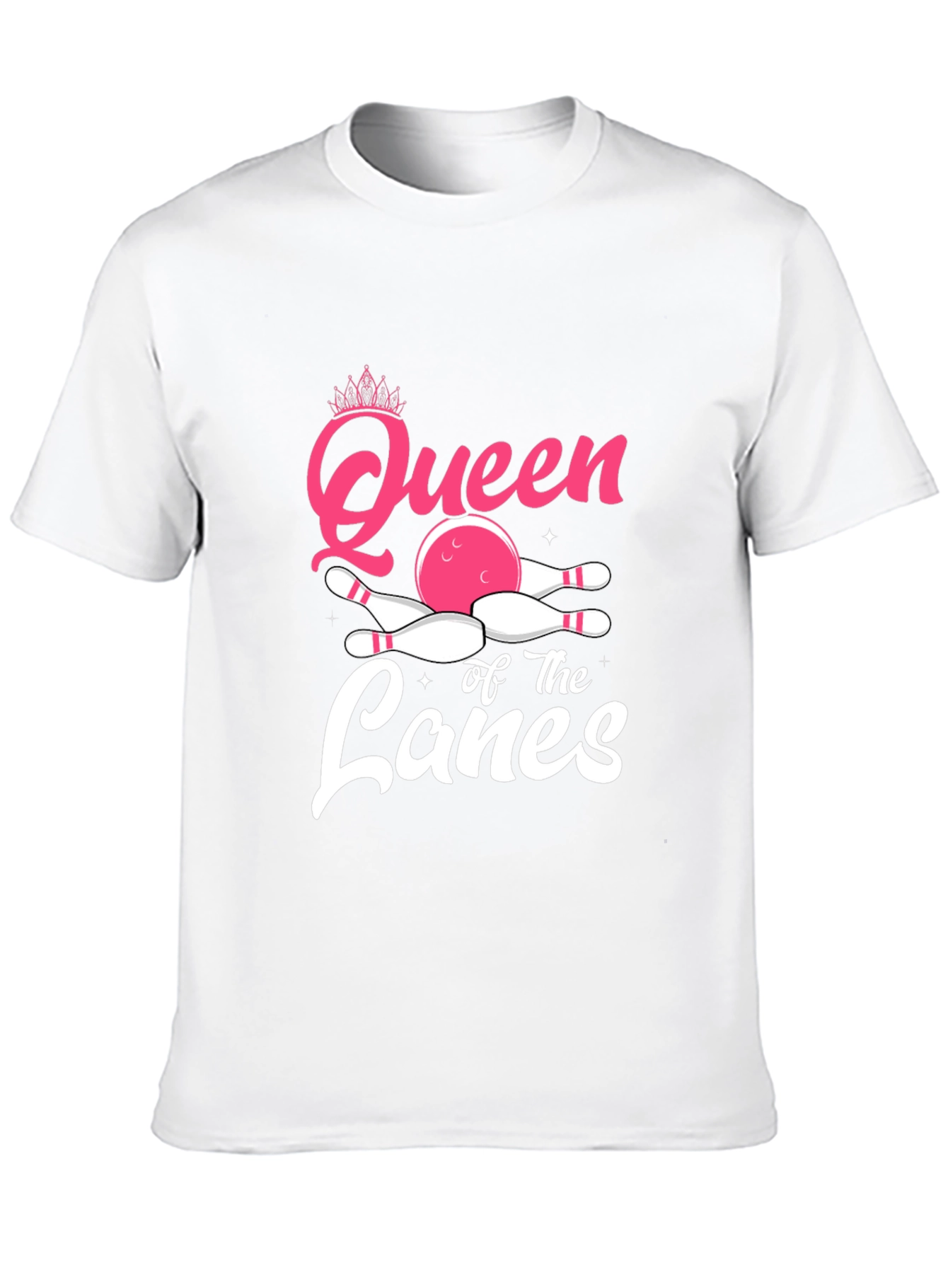 Queen of the Lanes Bowling Graphic Tee