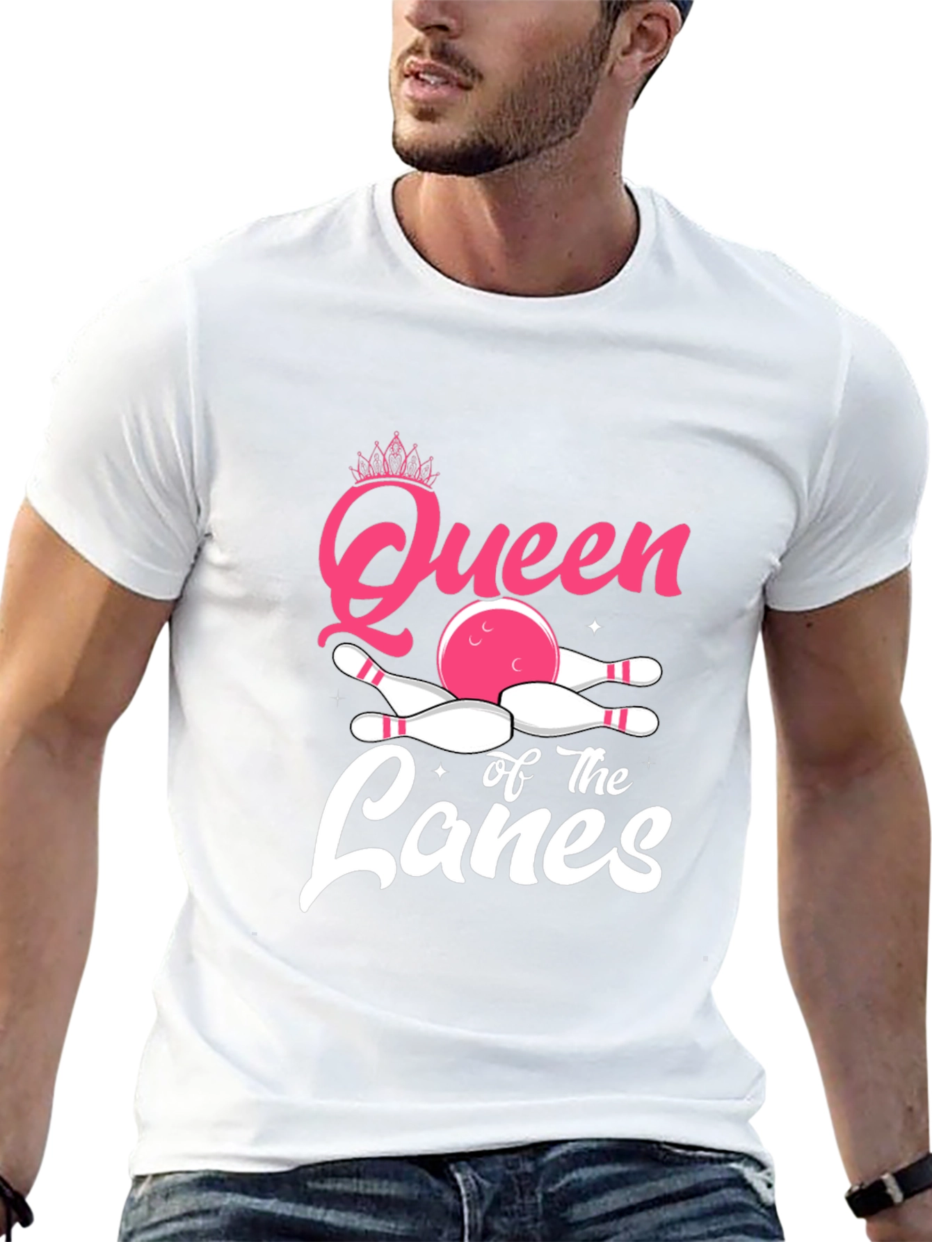 Queen of the Lanes Bowling Graphic Tee