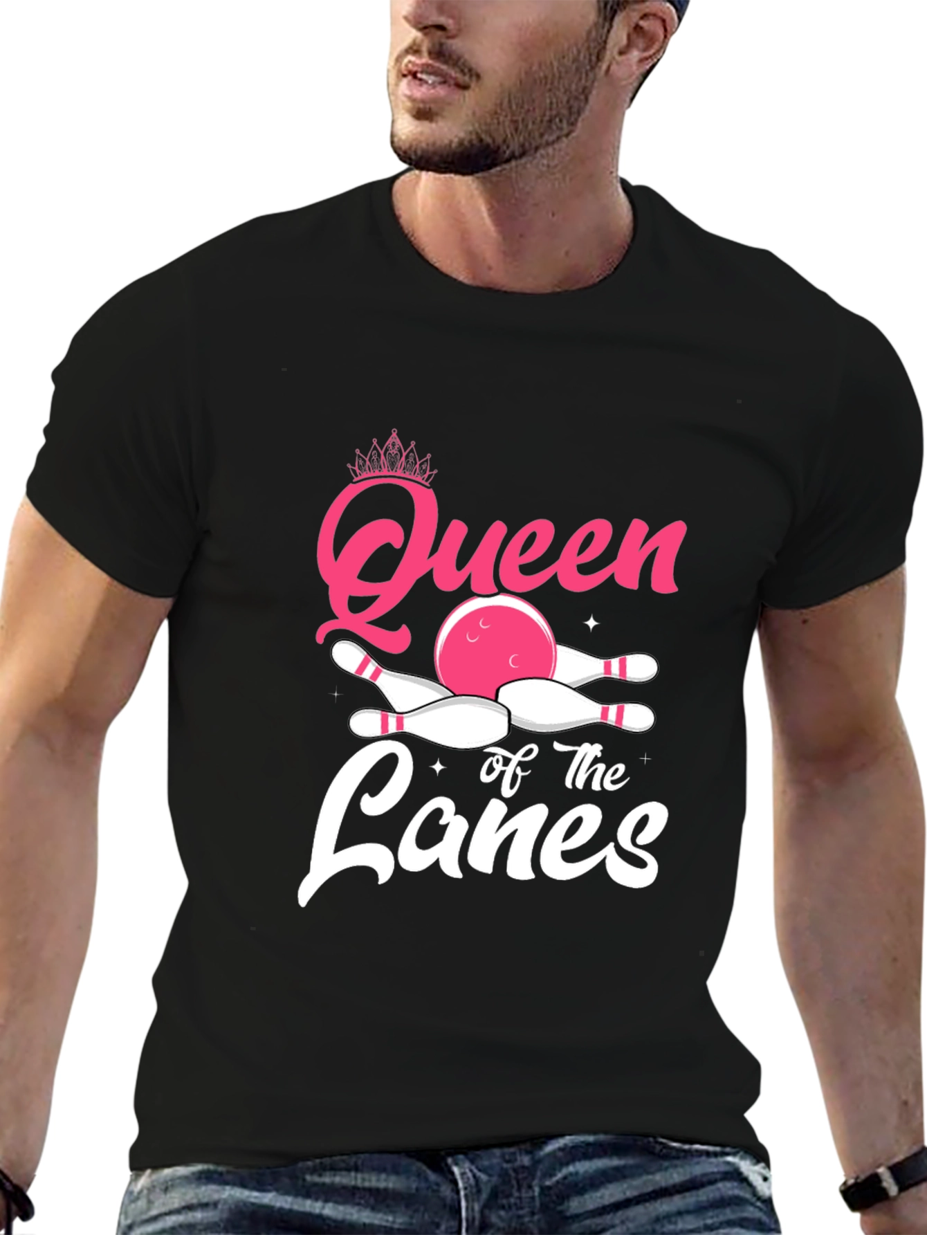 Queen of the Lanes Bowling Graphic Tee