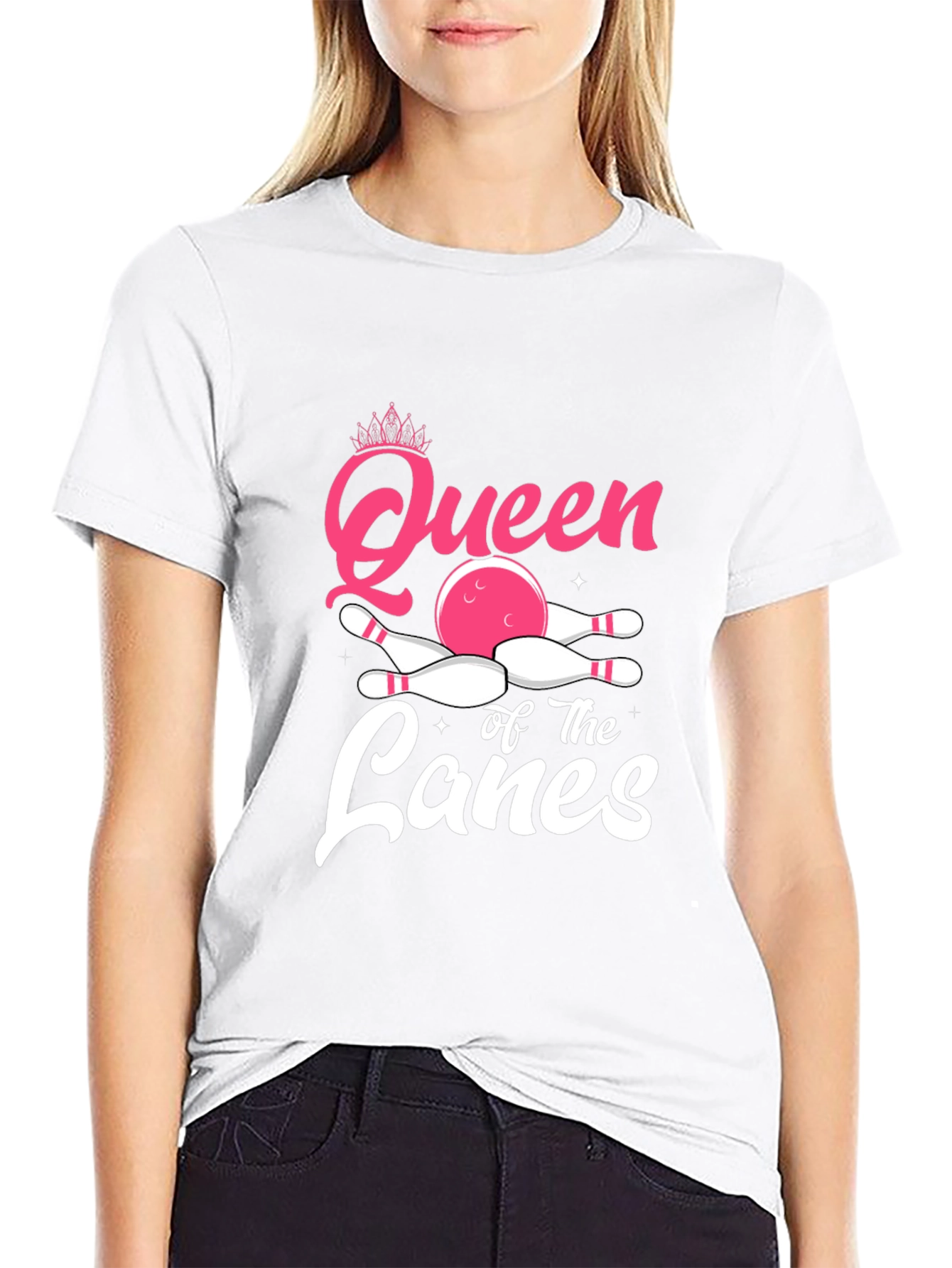 Queen of the Lanes Bowling Graphic Tee