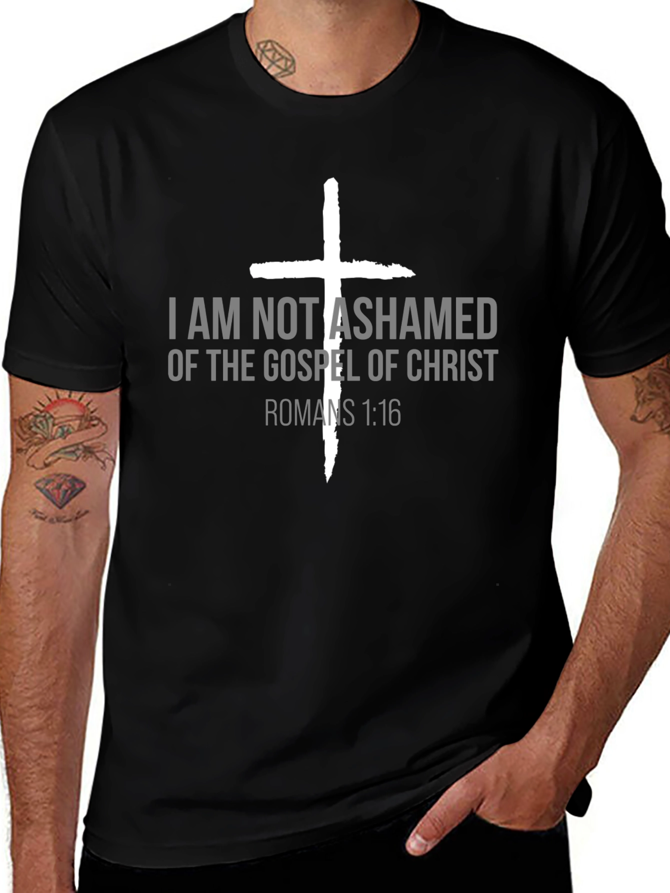 I am Not Ashamed Gospel of Christ T-Shirt