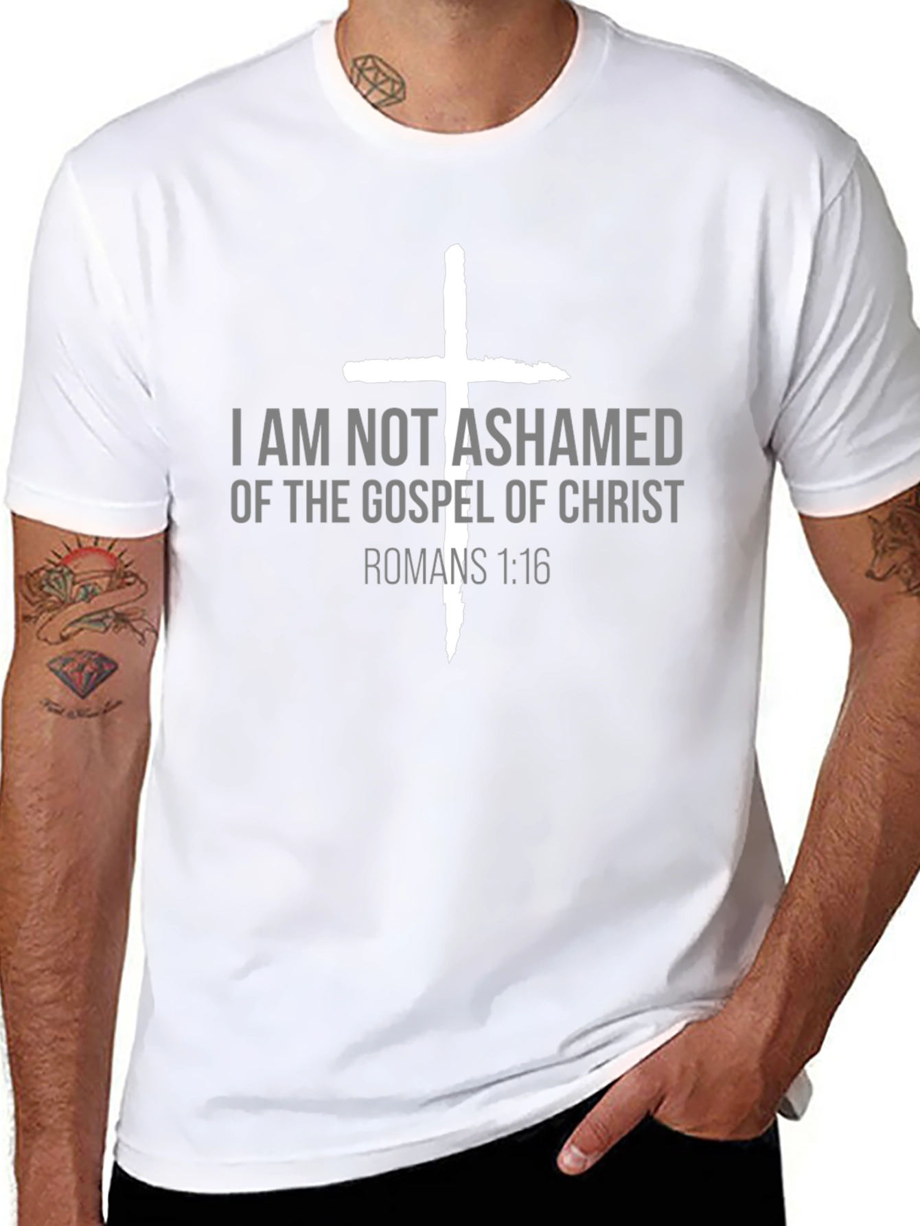 I am Not Ashamed Gospel of Christ T-Shirt
