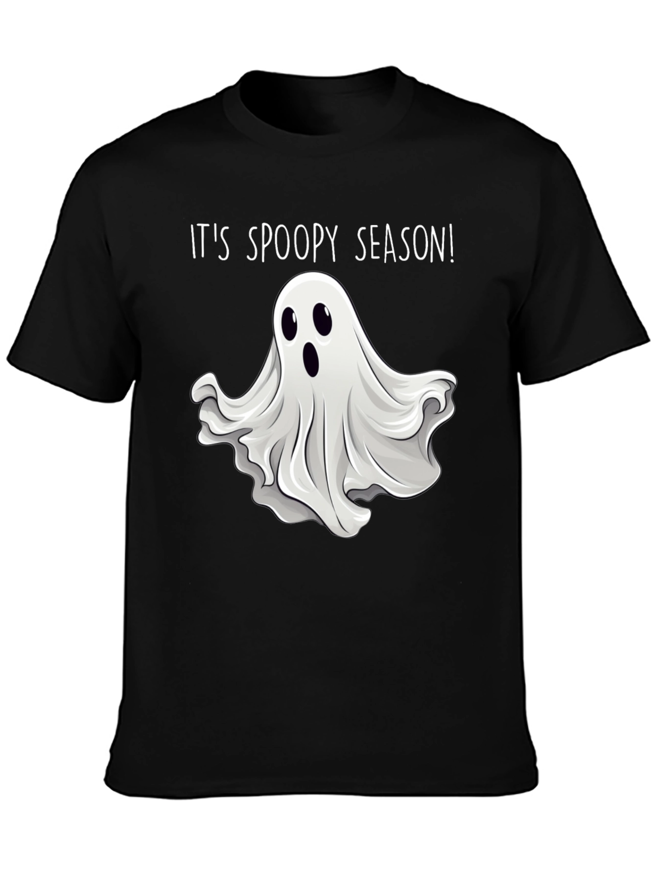 Spooky Season Ghost Graphic T-Shirt