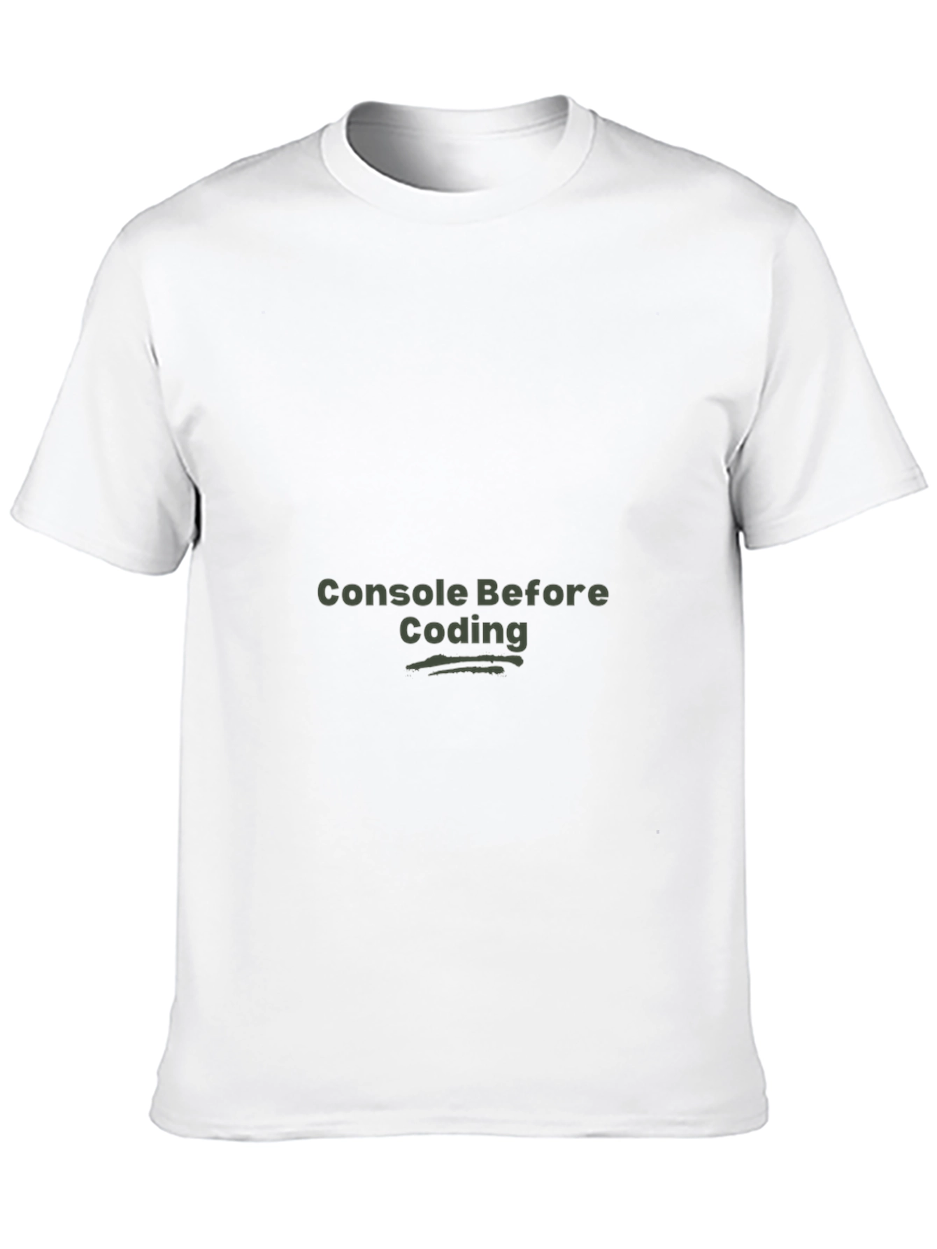 Console Before Coding Black T-Shirt
