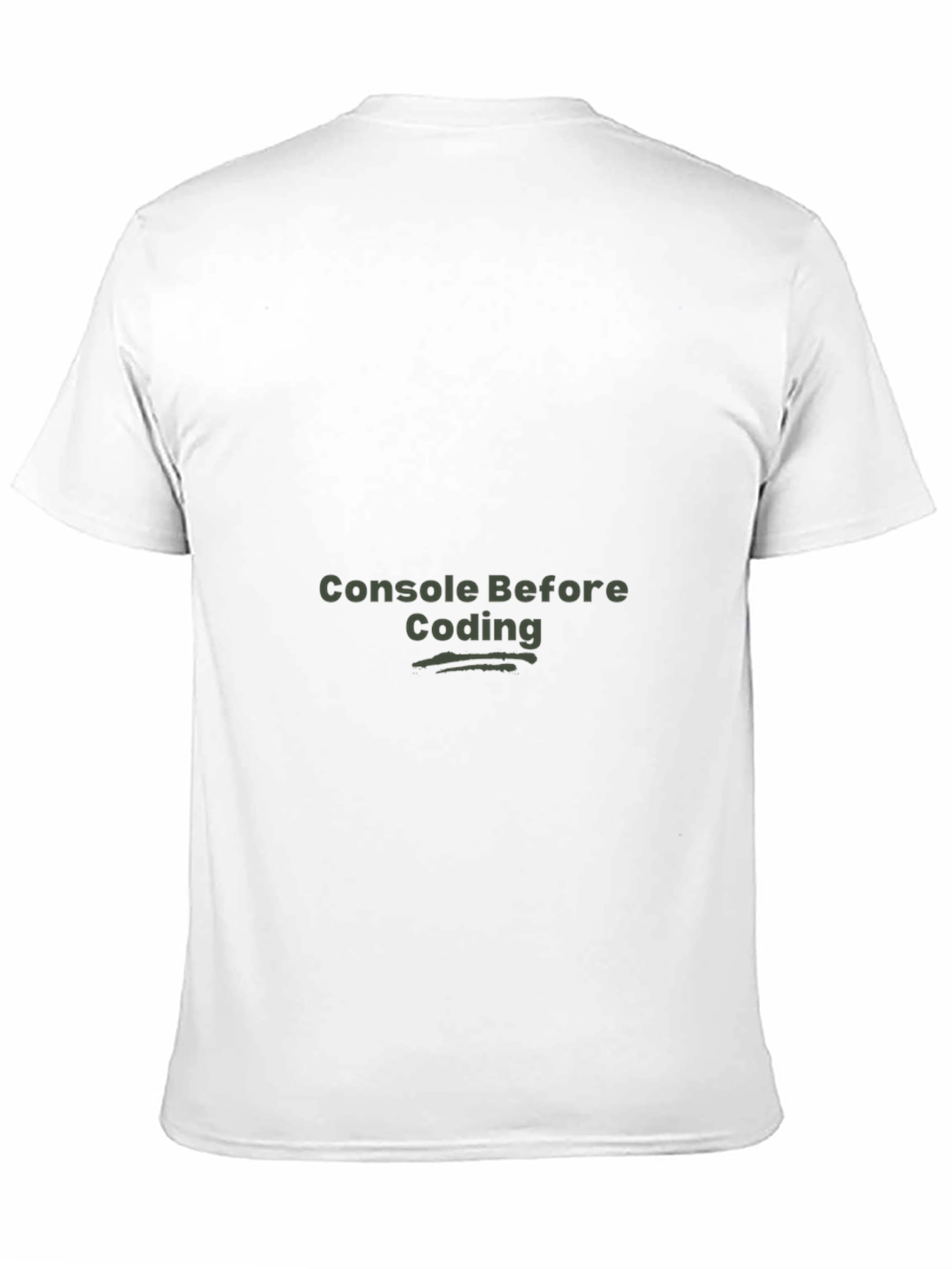 Console Before Coding Black T-Shirt