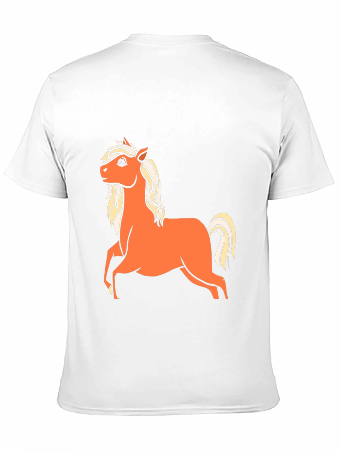 Horse Graphic T-Shirt - Classic Crew Neck Tee