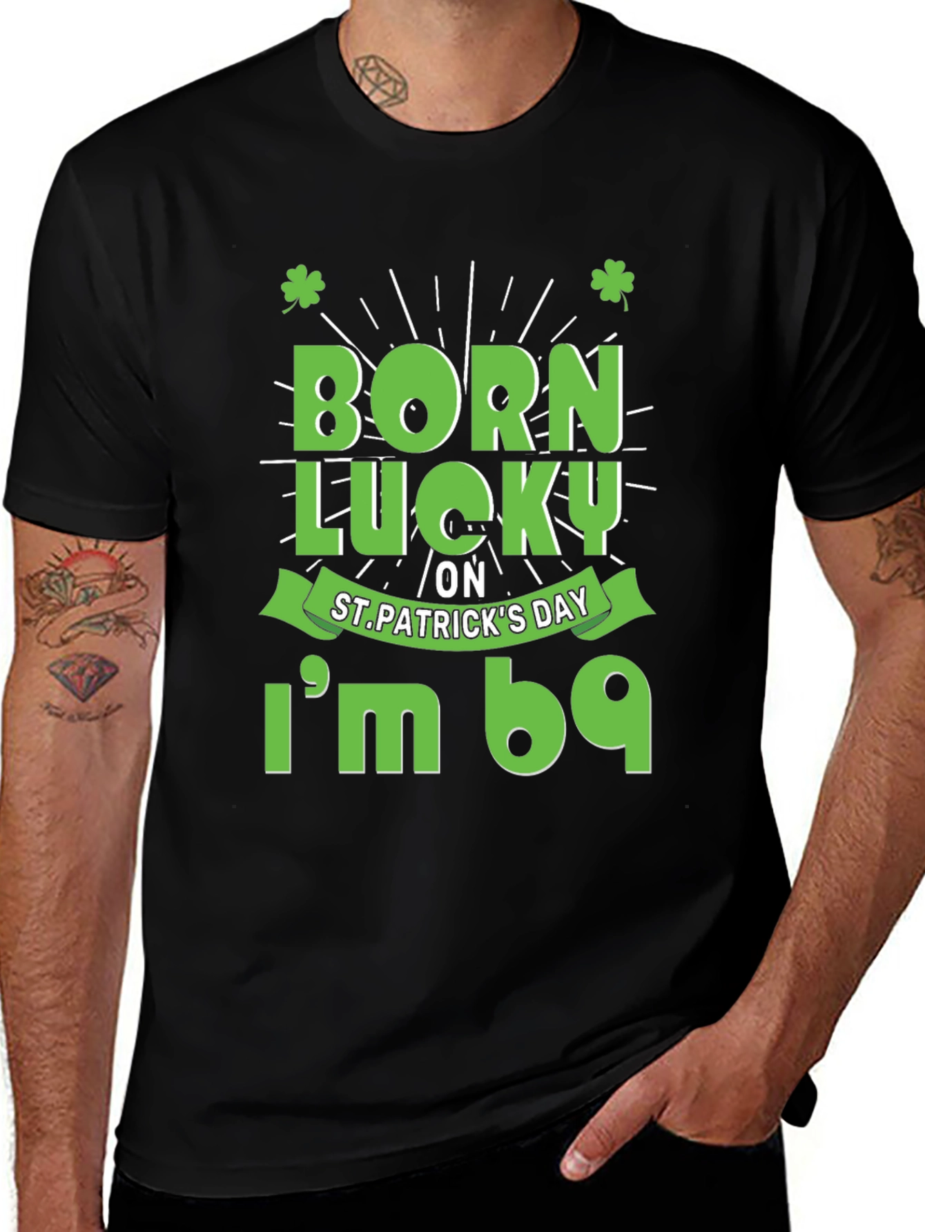 Born Lucky St. Patricks Day T-Shirt