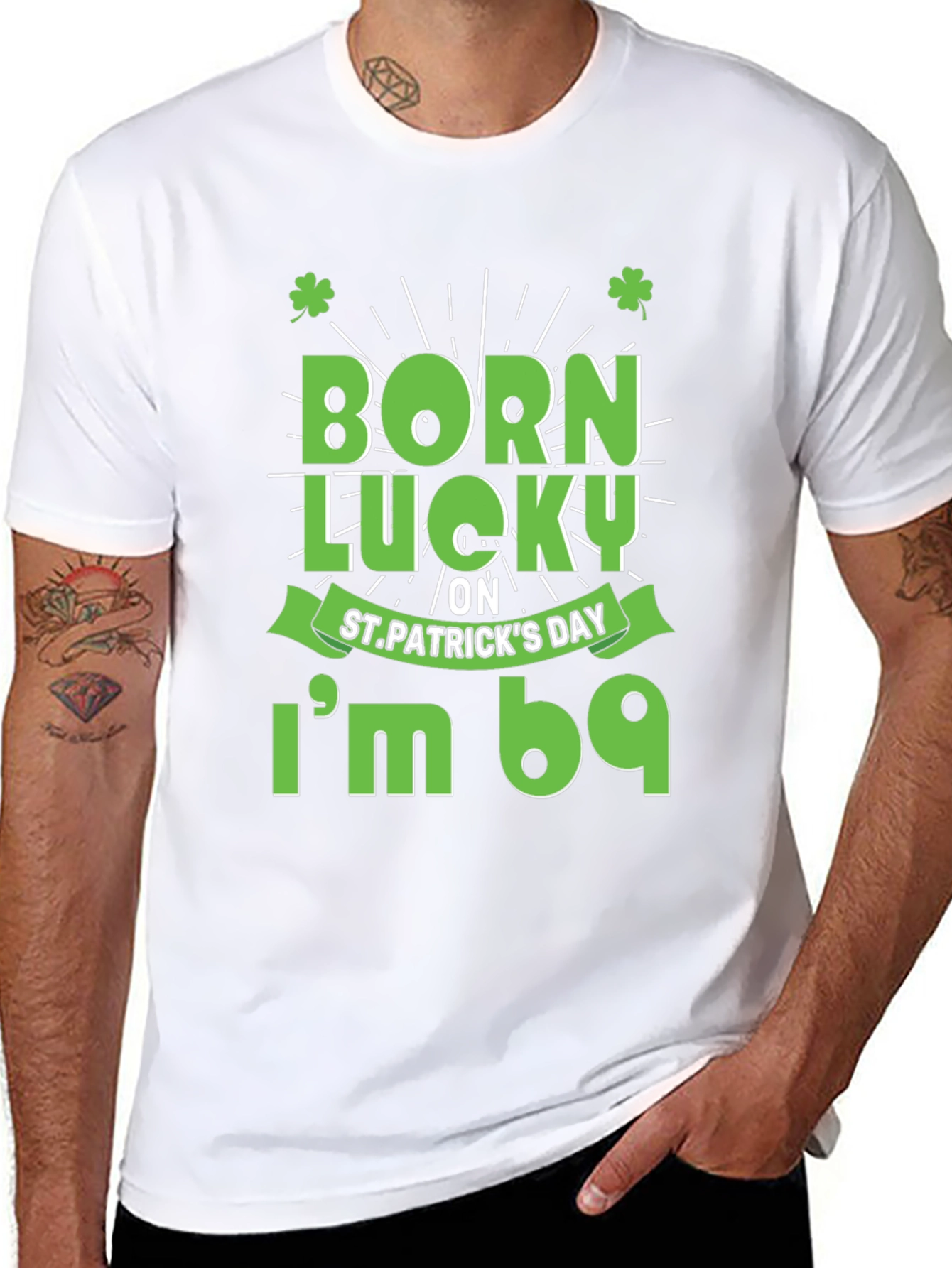 Born Lucky St. Patricks Day T-Shirt