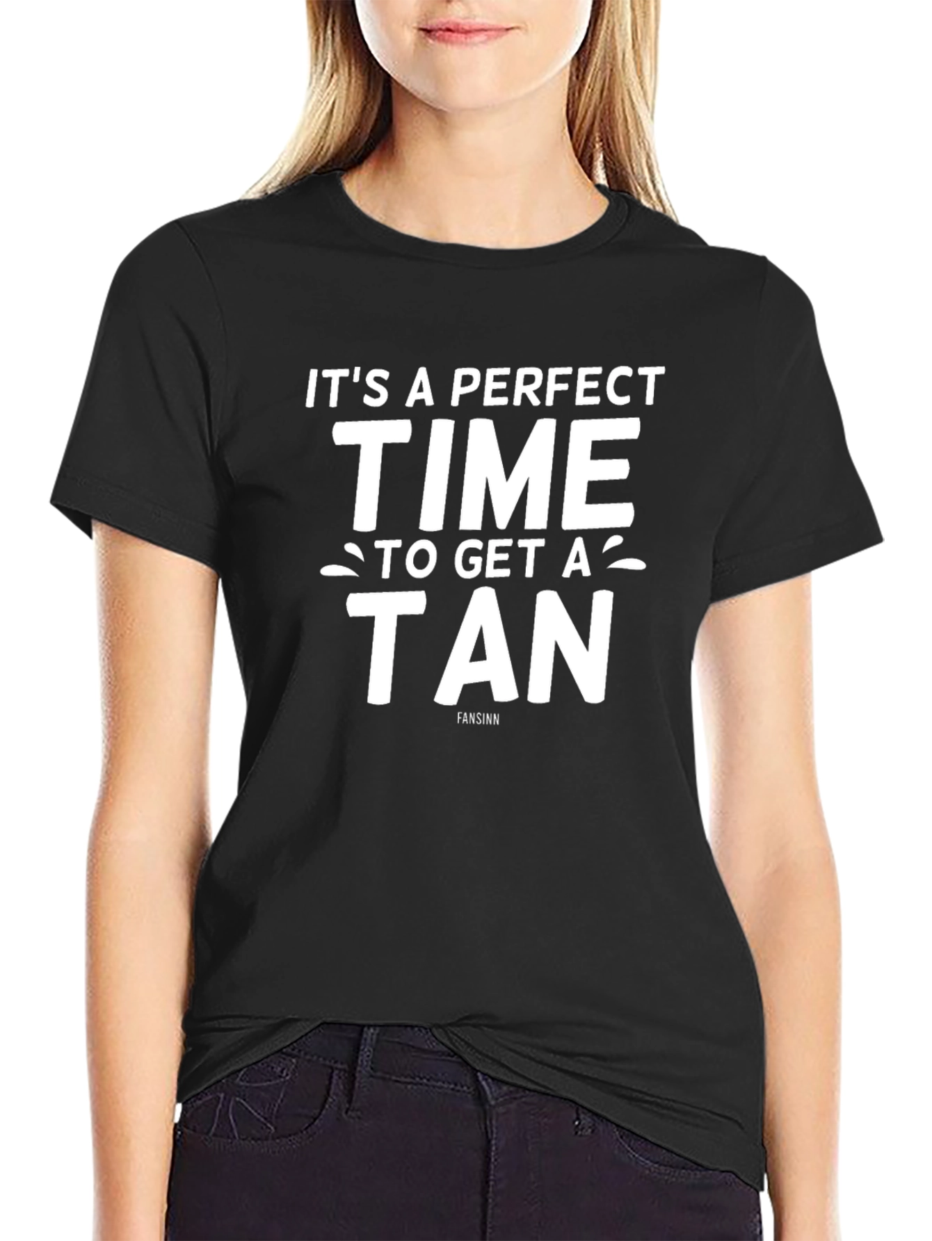 Perfect Time To Get A Tan Graphic T-Shirt