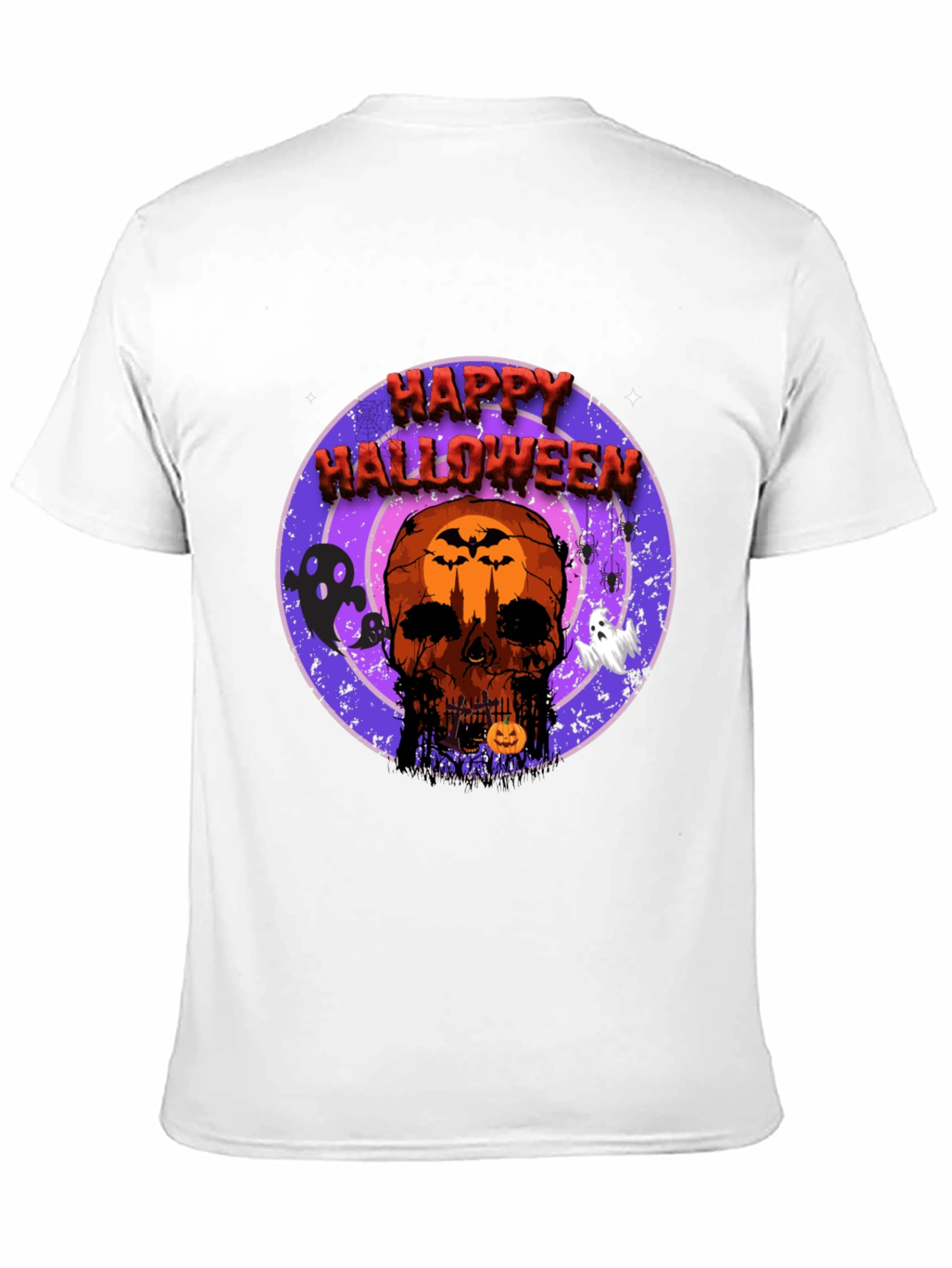 Happy Halloween Skull T-Shirt