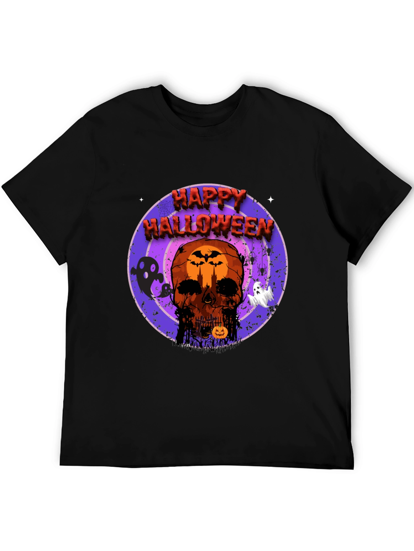 Happy Halloween Skull T-Shirt