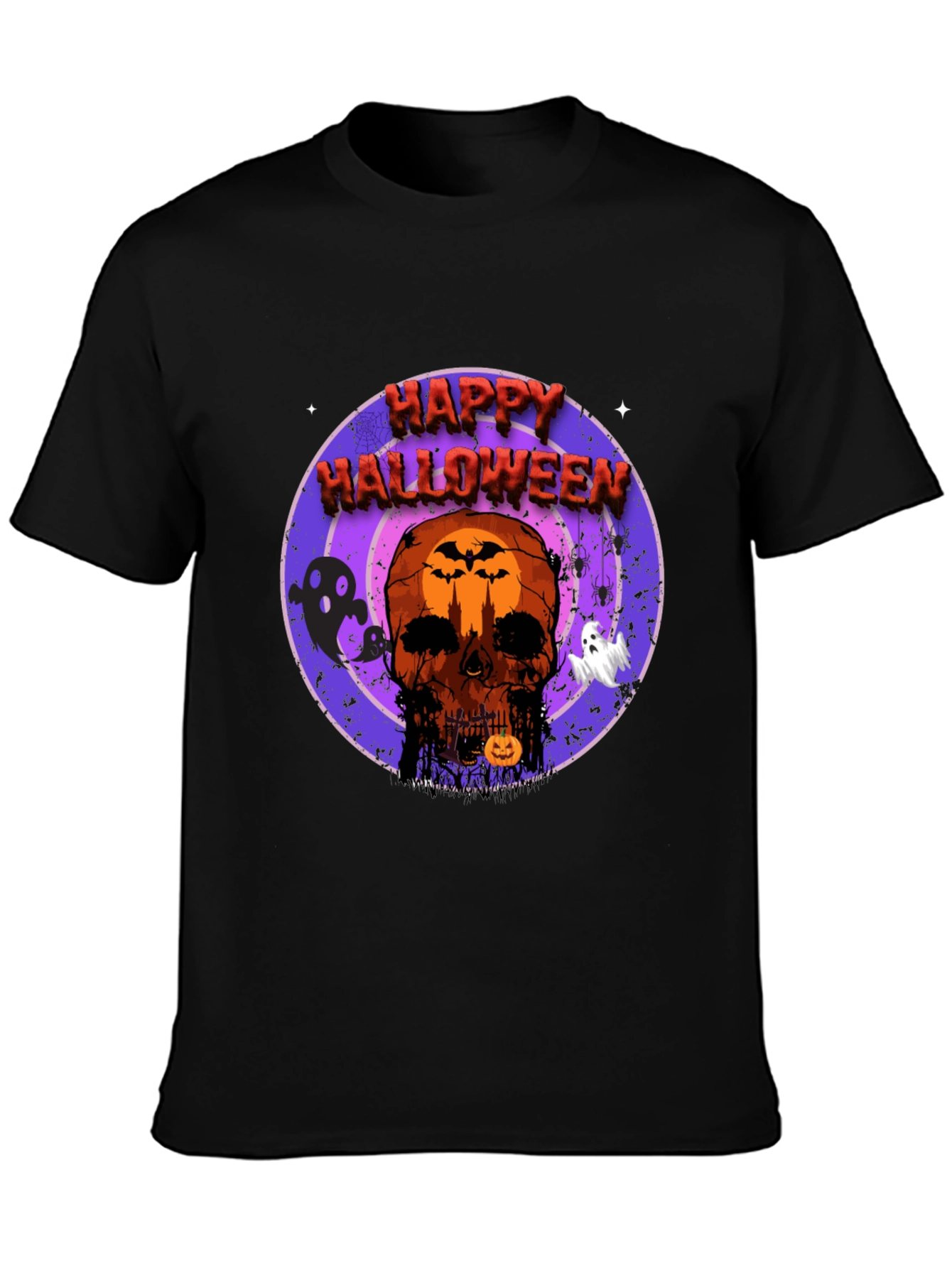Happy Halloween Skull T-Shirt