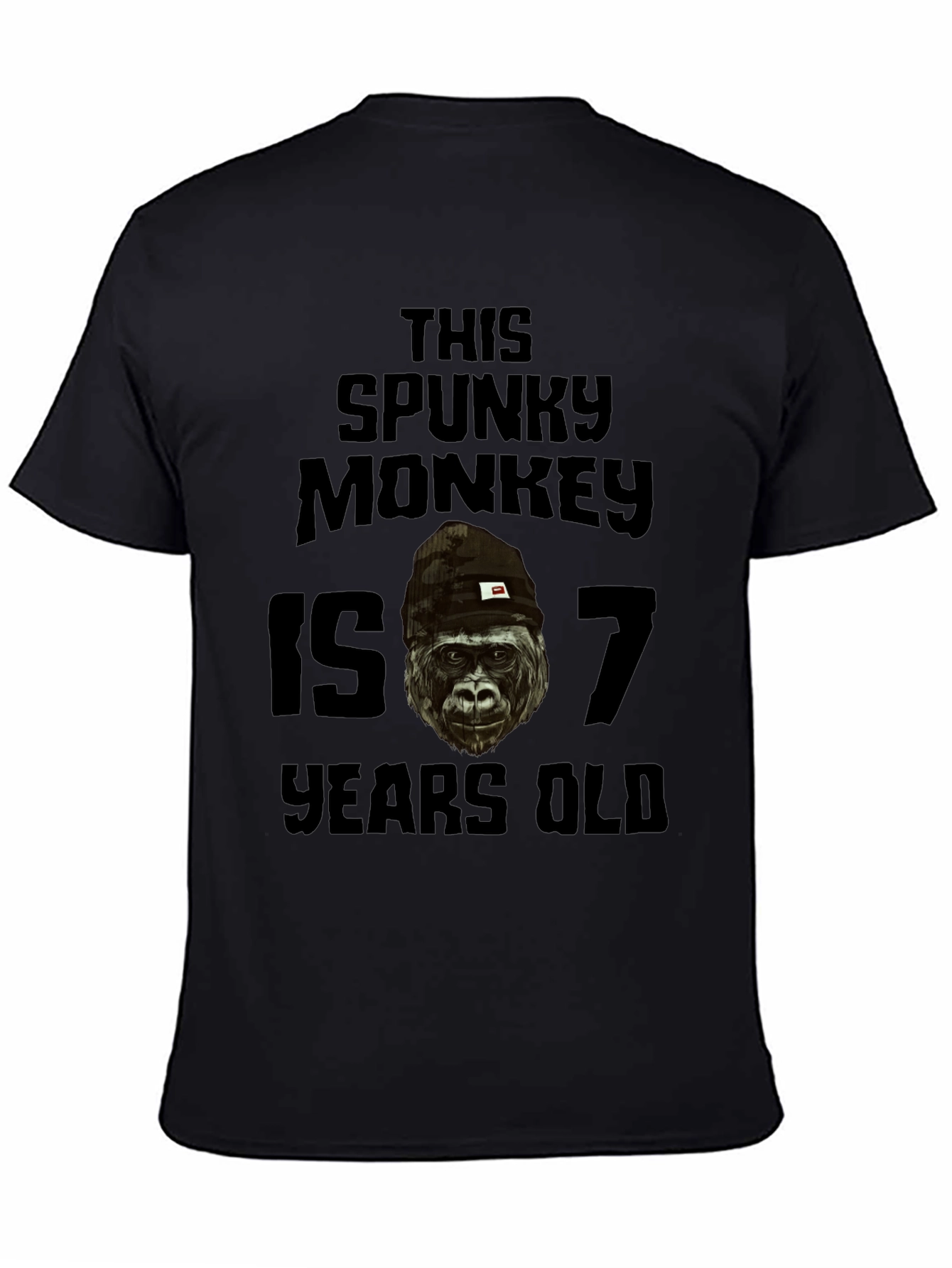 Spunky Monkey 7 Years Old T-Shirt