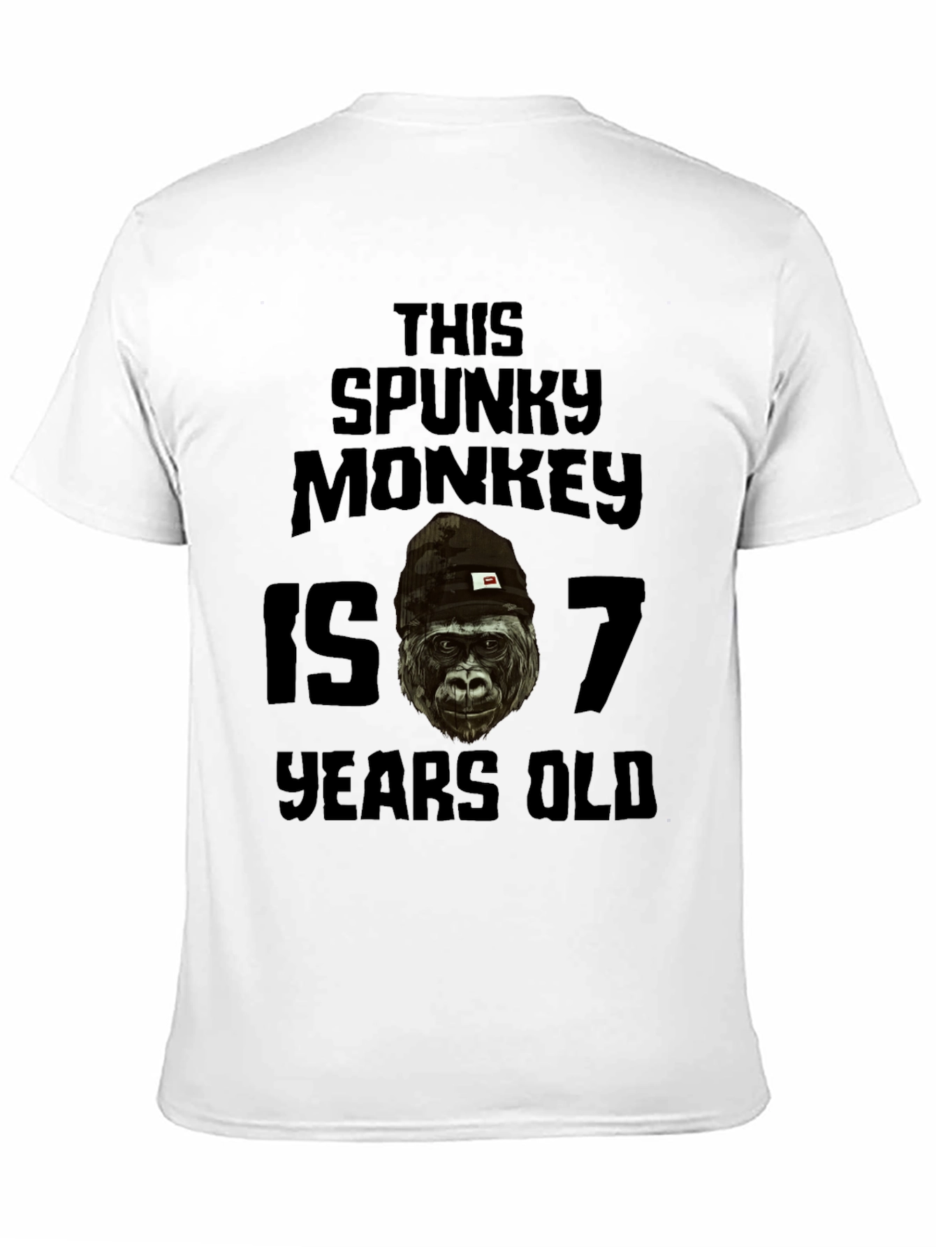 Spunky Monkey 7 Years Old T-Shirt