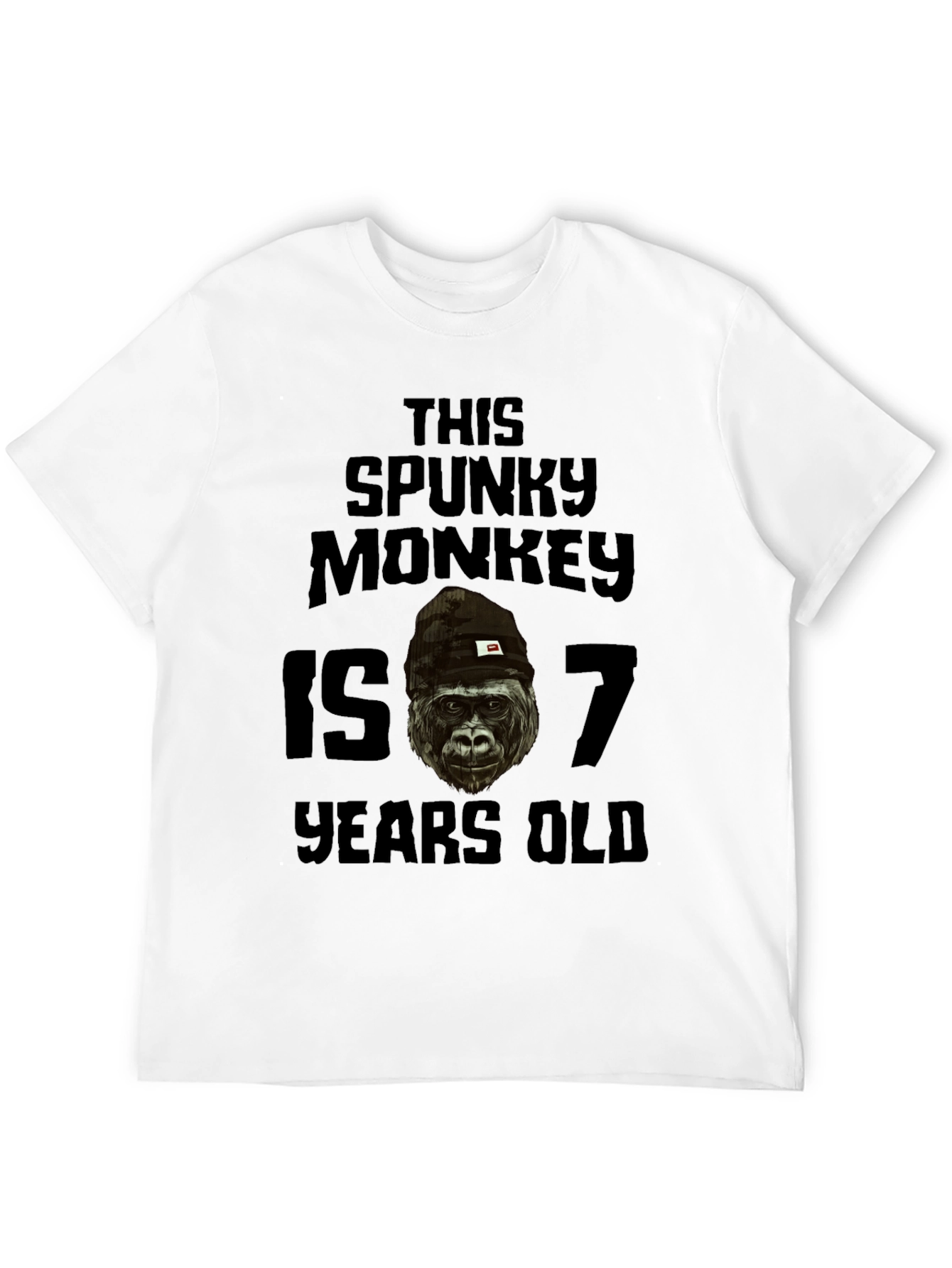 Spunky Monkey 7 Years Old T-Shirt