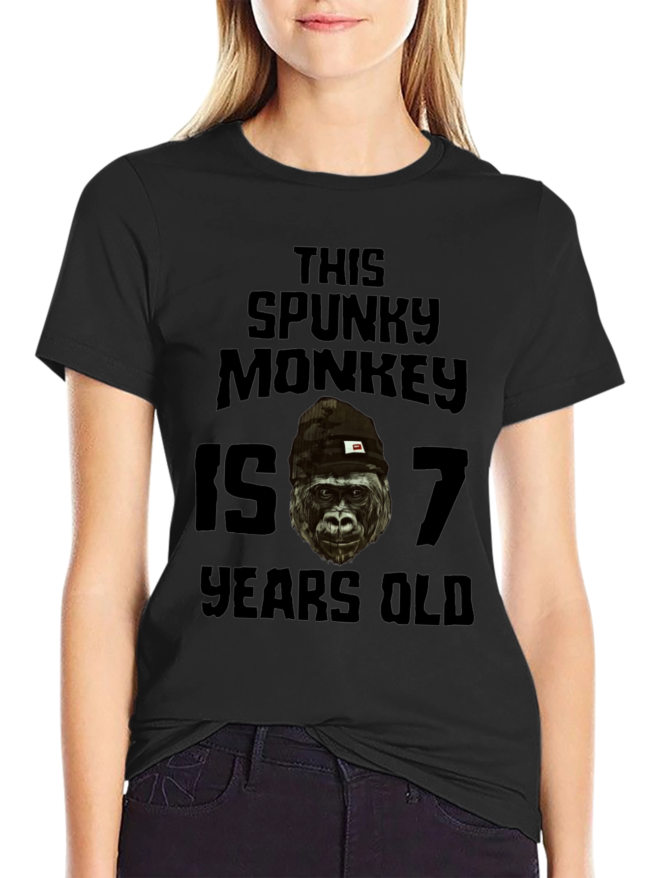 Spunky Monkey 7 Years Old T-Shirt