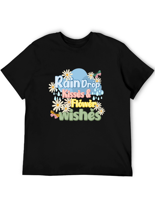 Rain Drop Kisses & Flower Wishes Graphic Tee