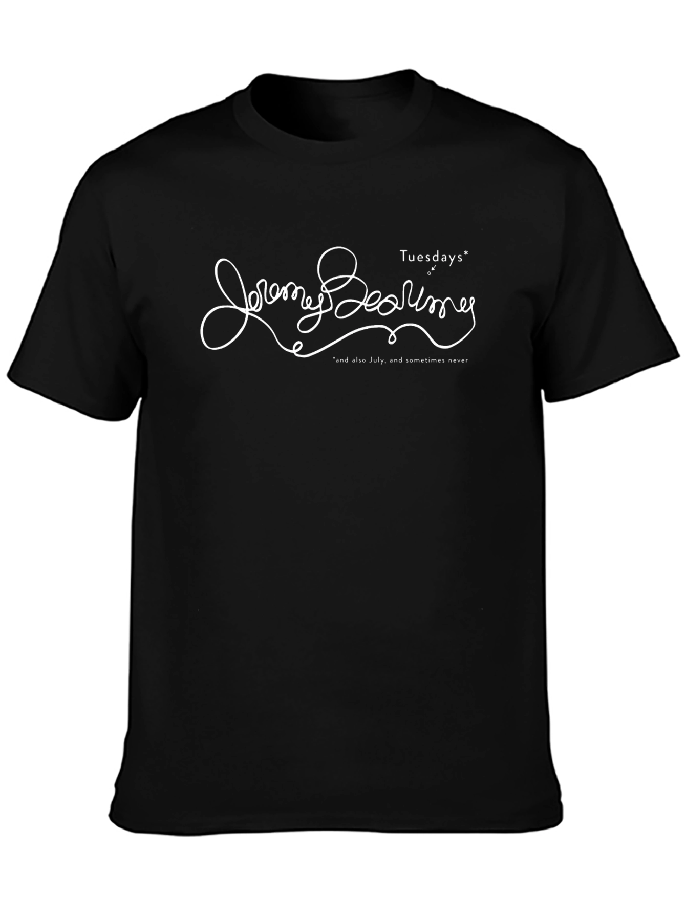 Jeremy Bearimy Tuesdays Black T-Shirt