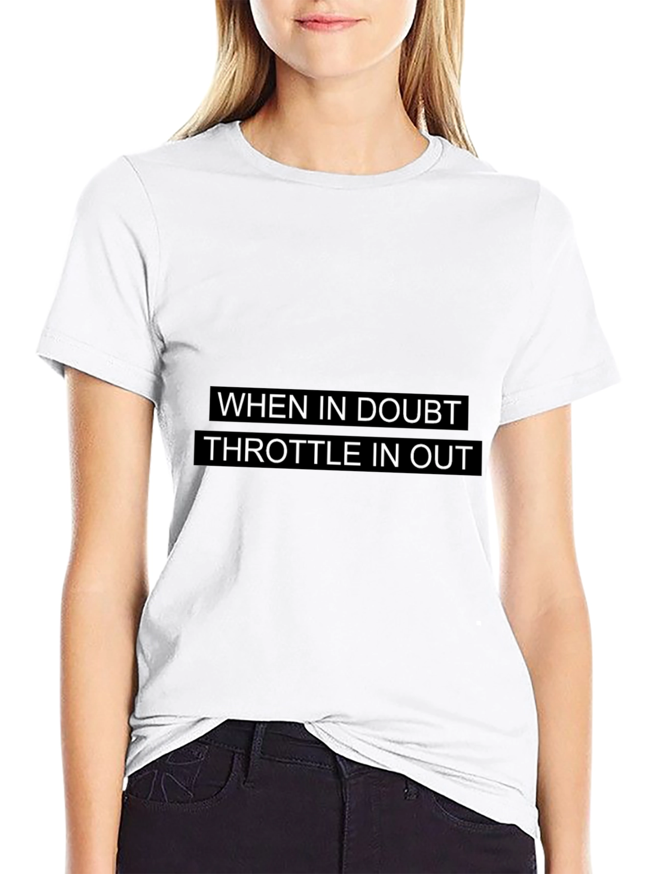 Throttle In Out Graphic T-Shirt