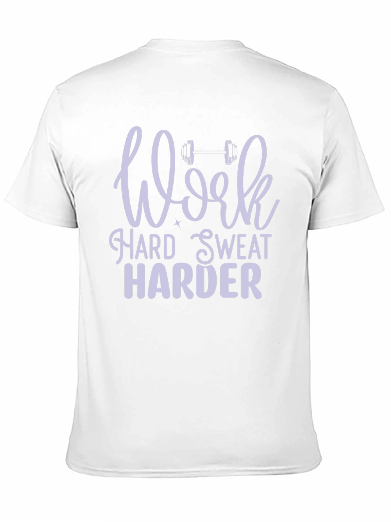 Work Harder Gym Motivation Black T-Shirt