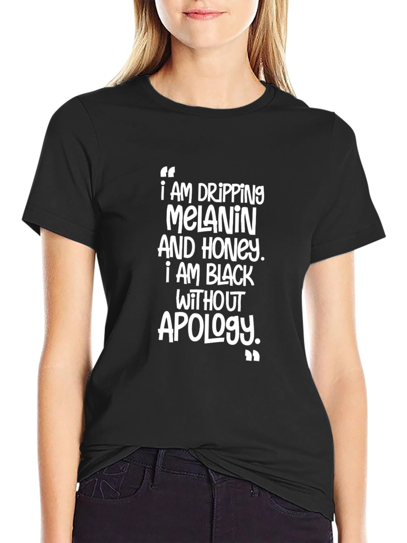 Melanin and Honey Statement Graphic Tee