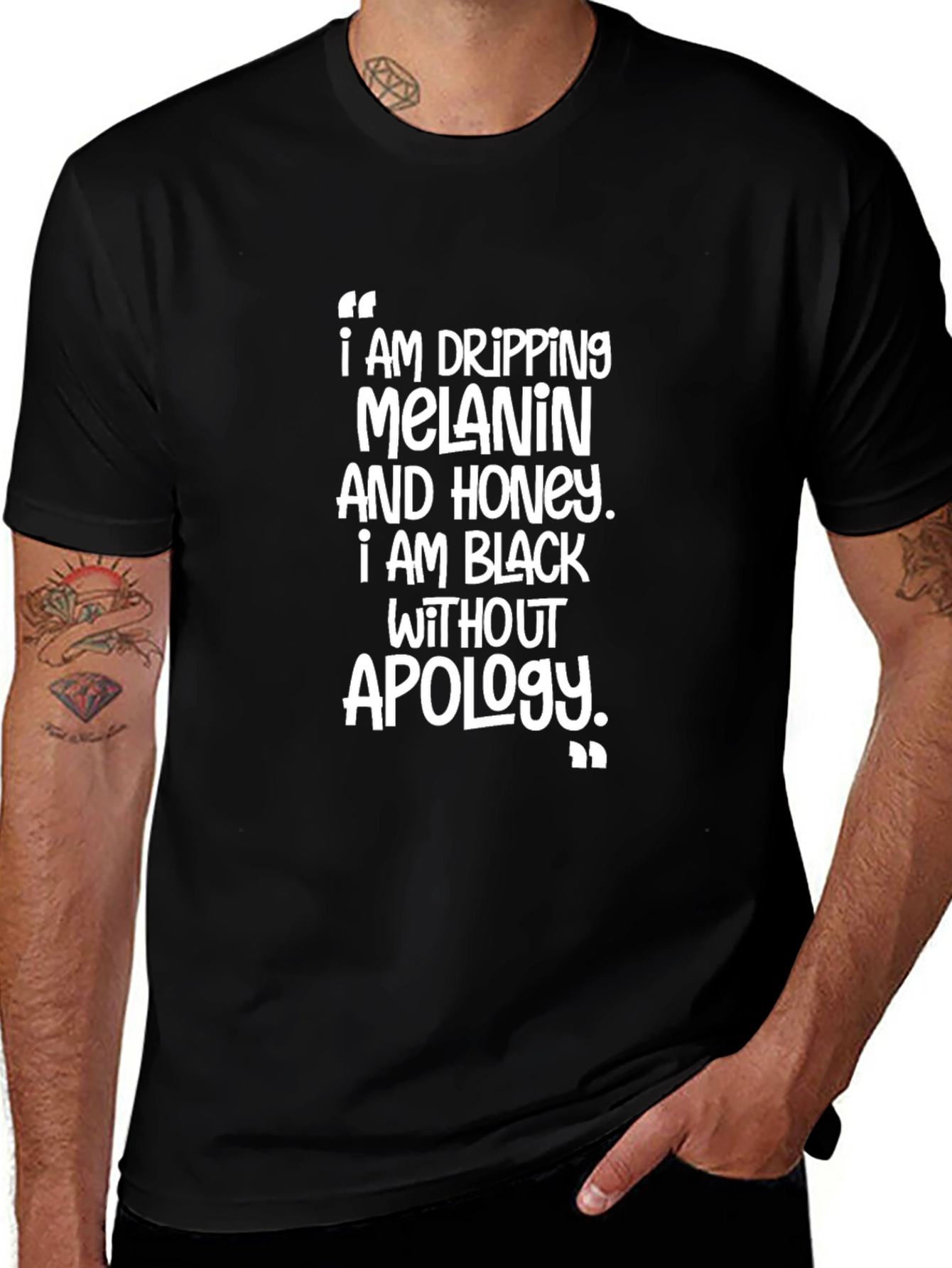 Melanin and Honey Statement Graphic Tee