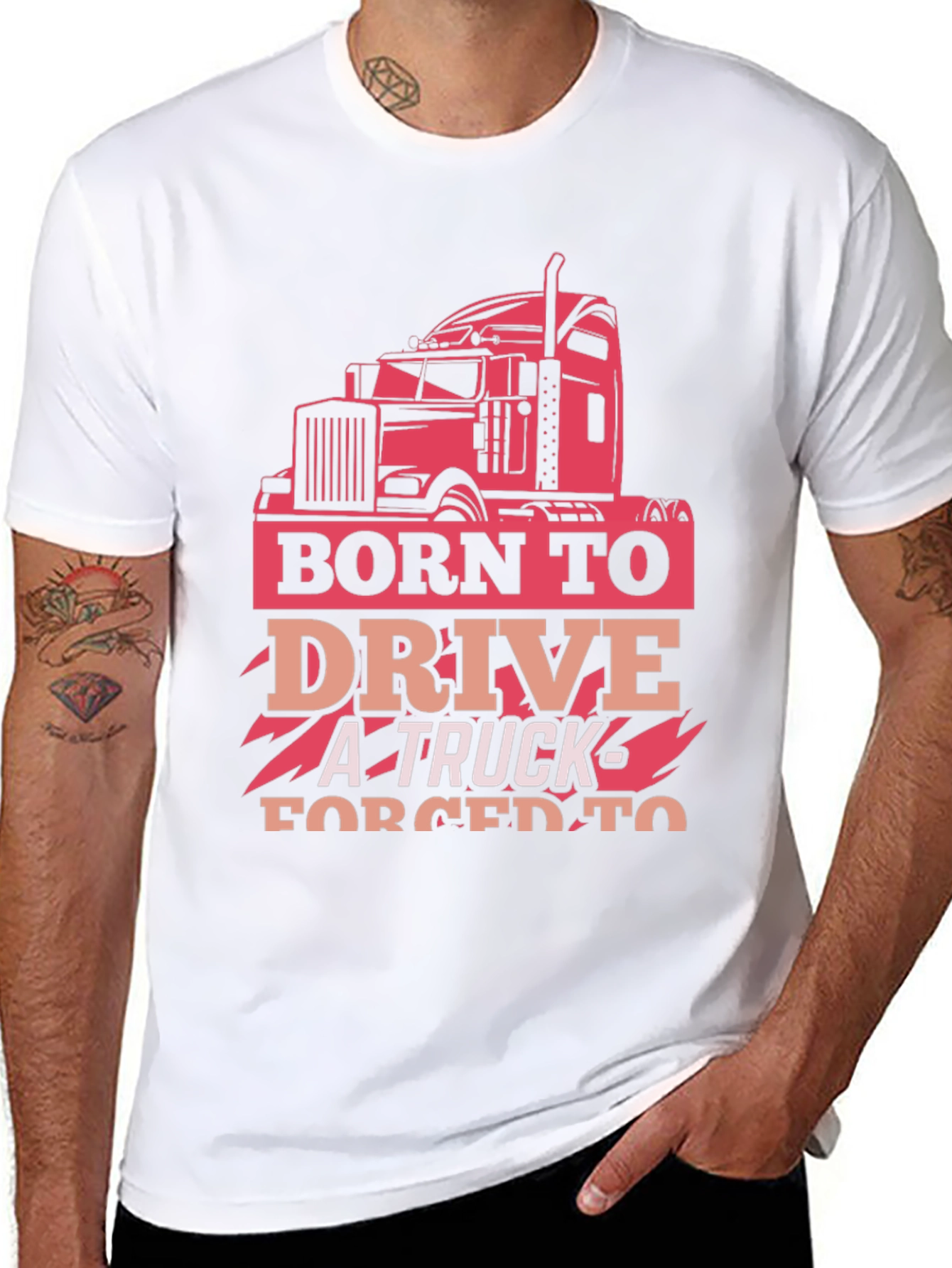 Born to Drive Trucker T-Shirt