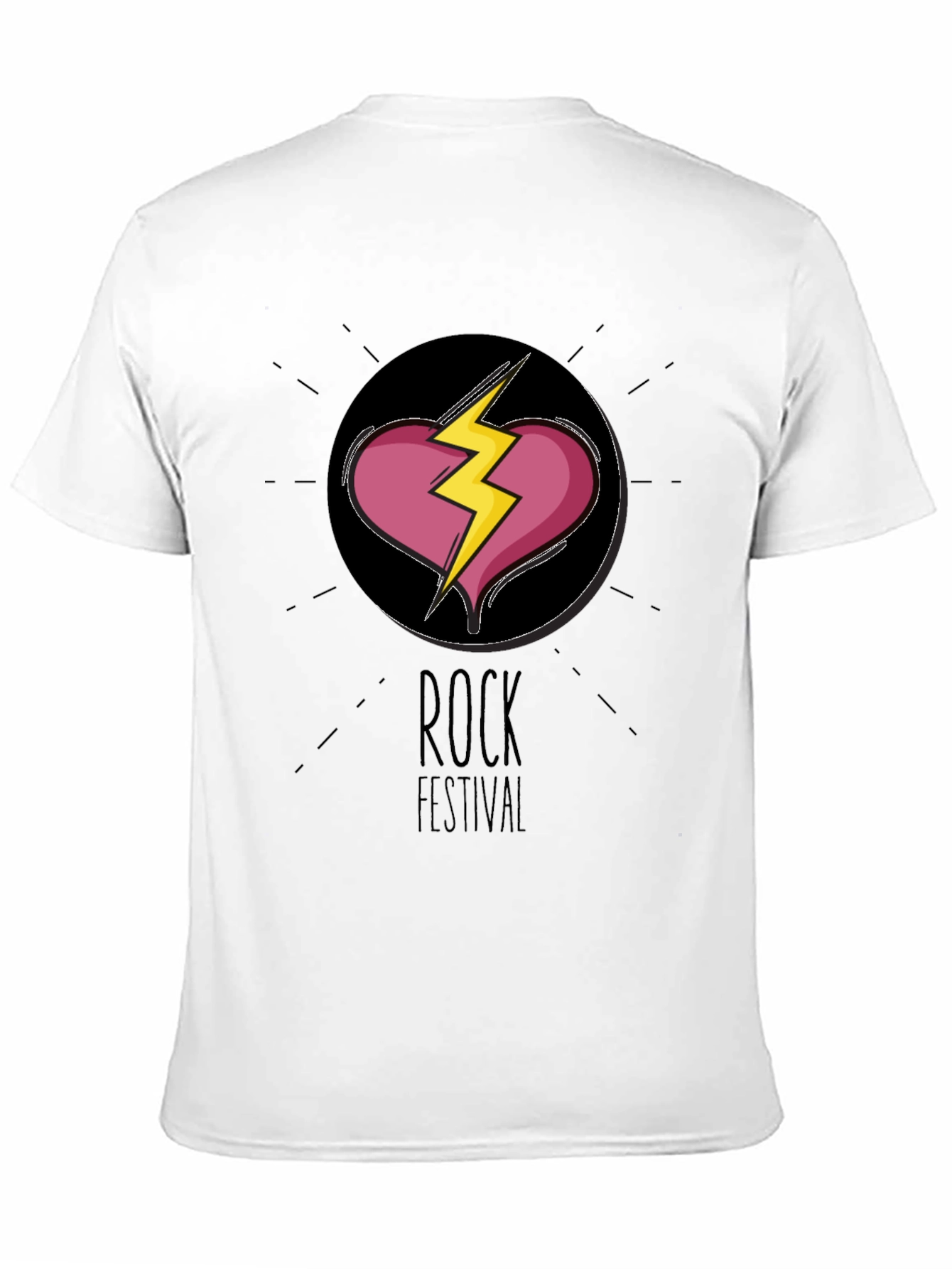 Rock Festival Graphic Tee - Broken Heart