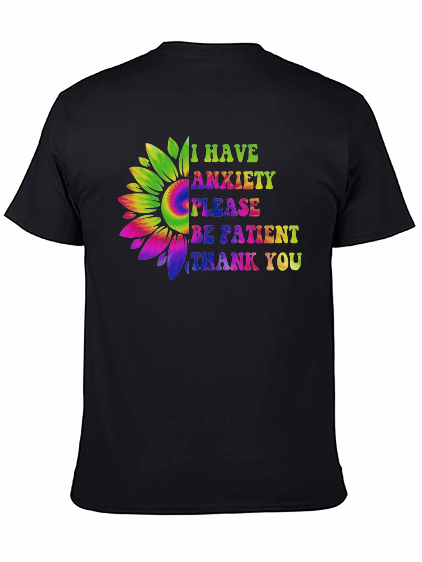 Anxiety Awareness Sunflower Graphic Tee